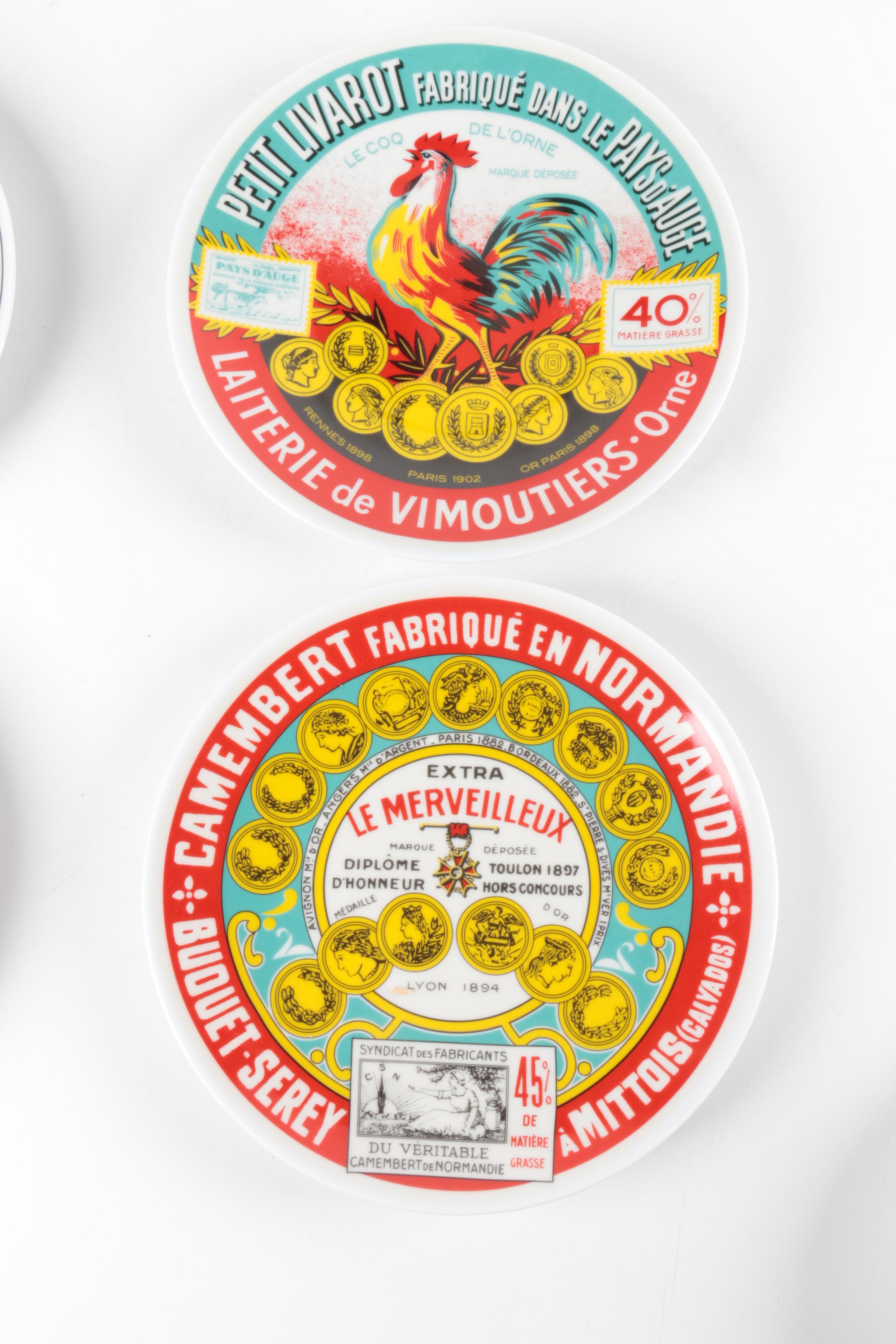 Genevieve Lethu Decorative Cheese Plates