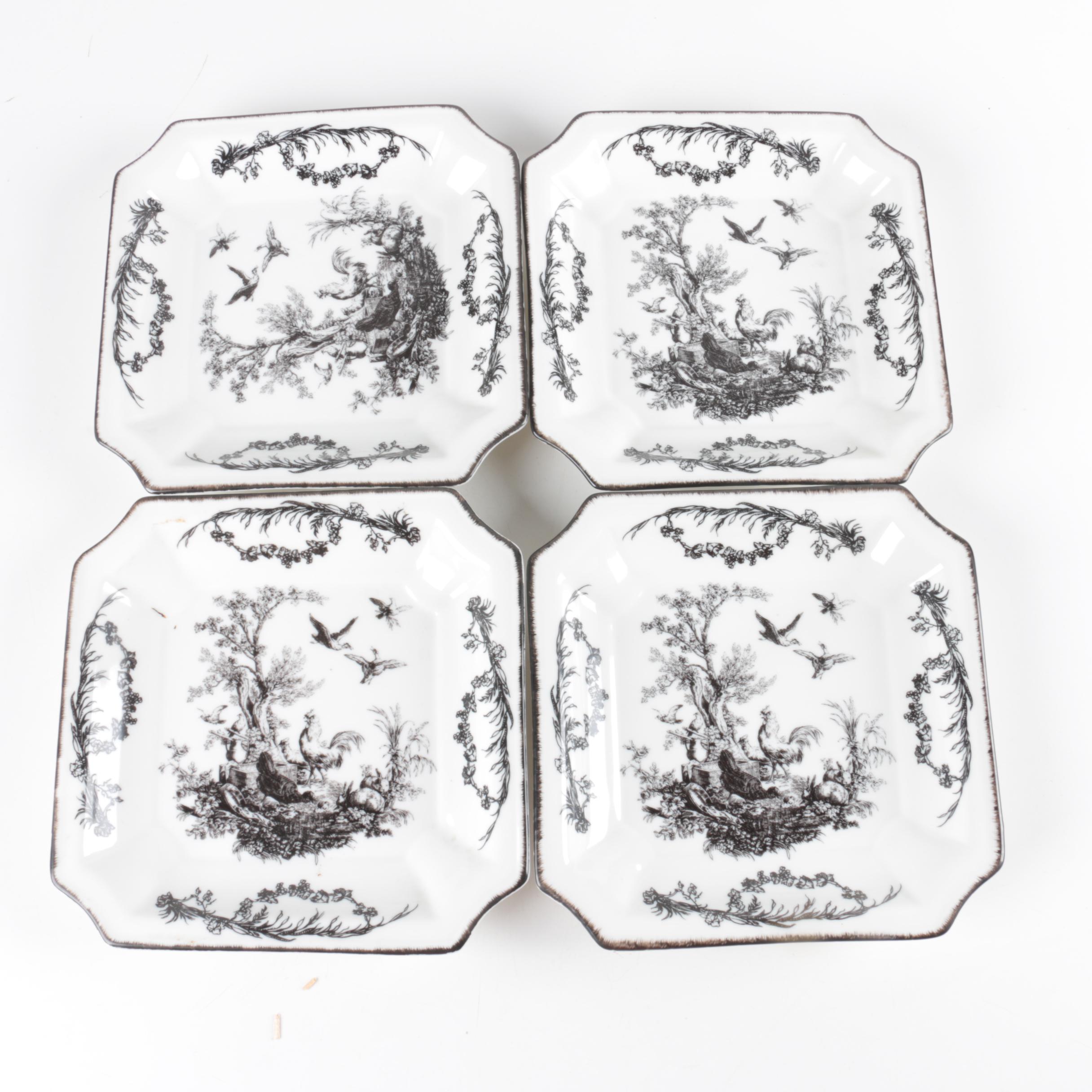 Aux Au Provence Square Chicken Plates