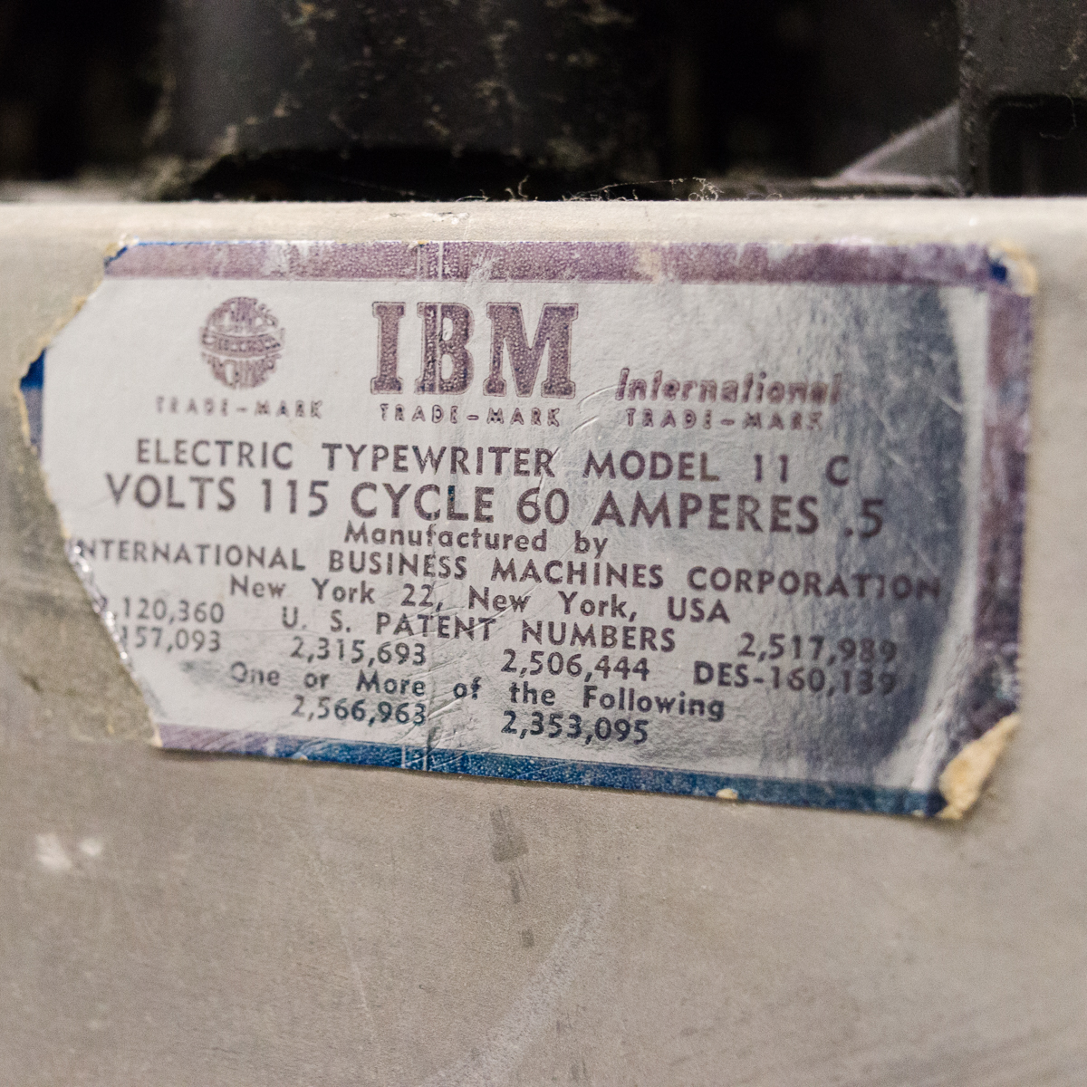 Vintage IBM Electric Typewriter