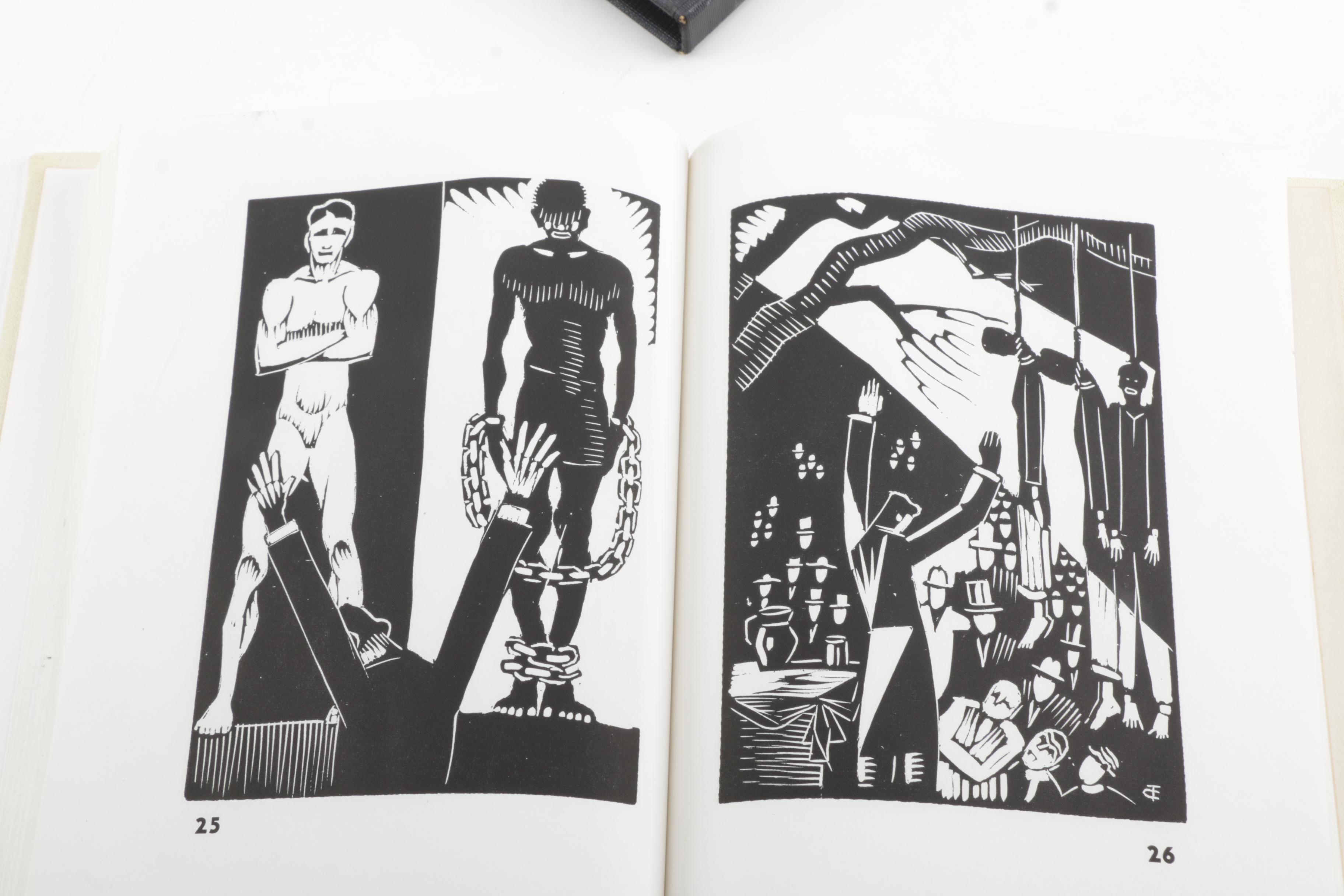 1933 First Edition "Abraham Lincoln: Biography in Woodcuts" by Charles Turzak