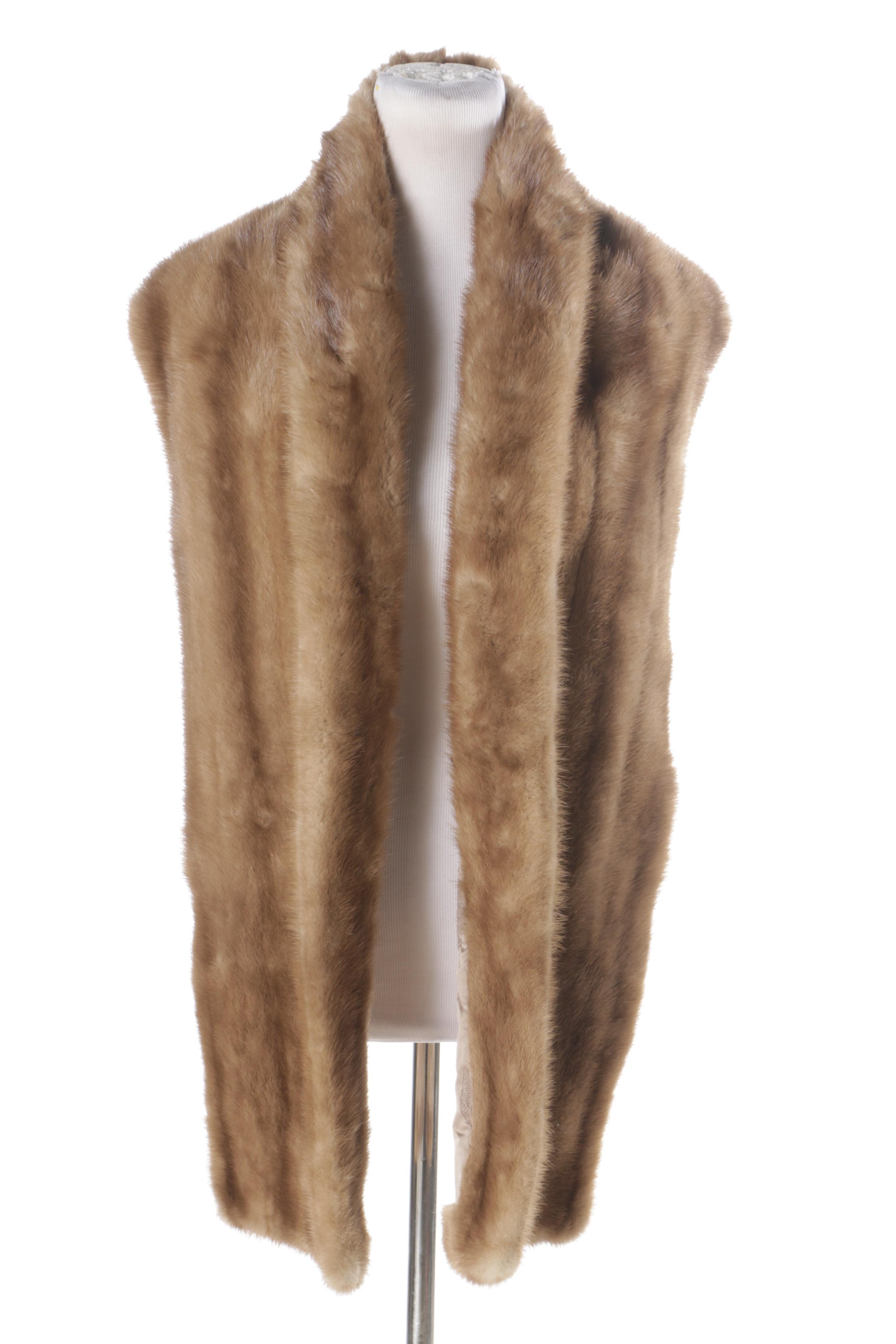 Vintage Mink Fur Stoles
