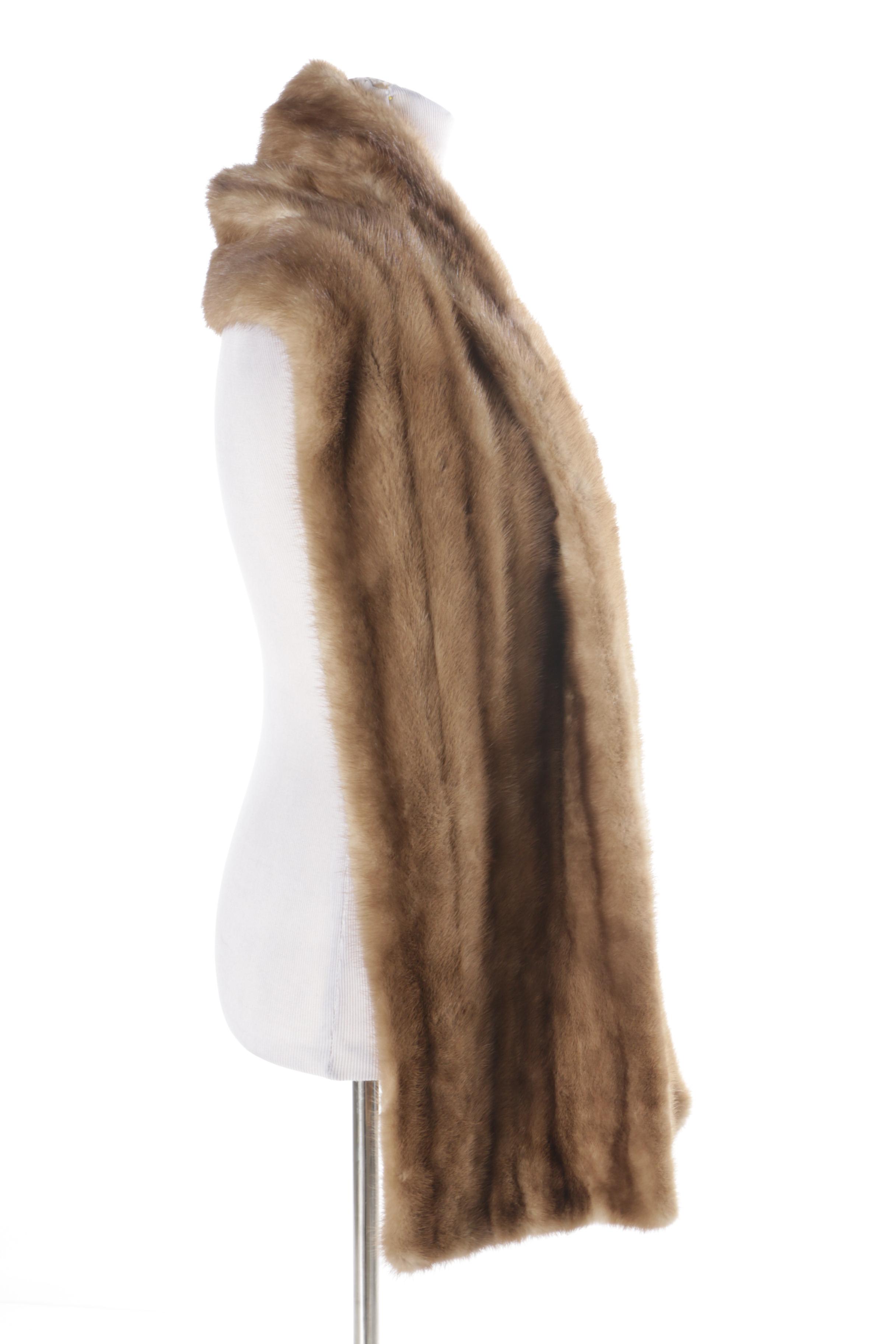 Vintage Mink Fur Stoles