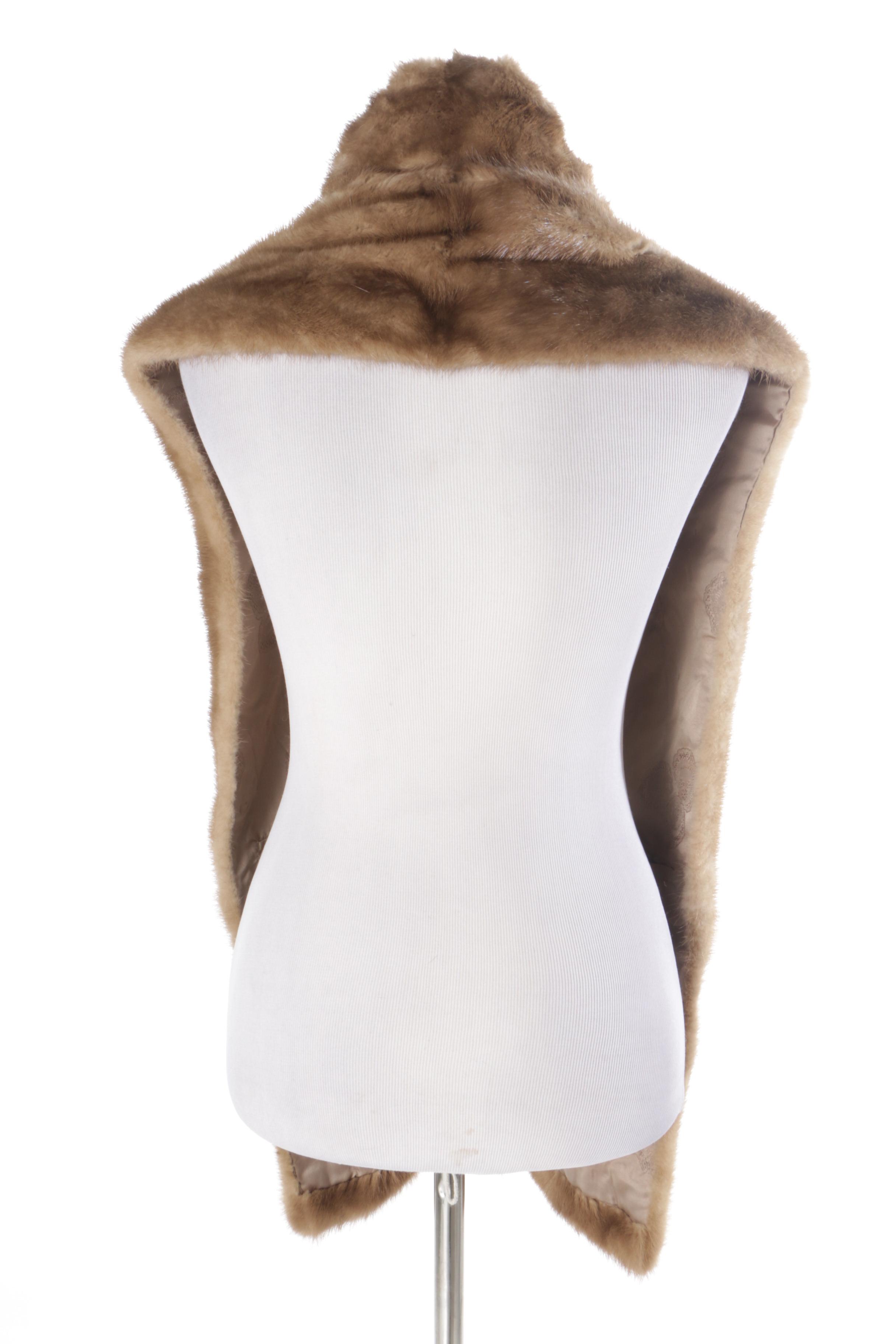Vintage Mink Fur Stoles
