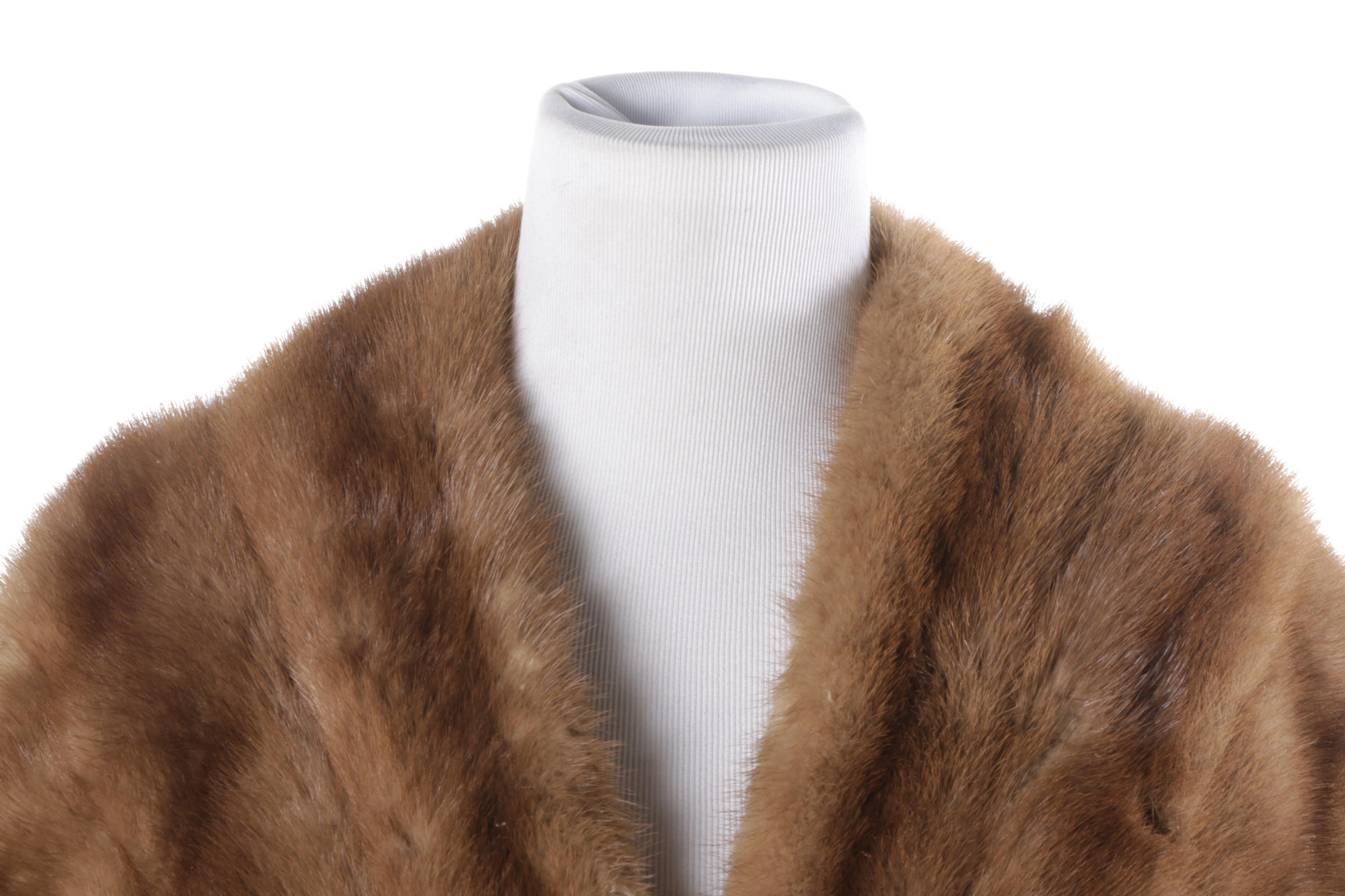 Vintage Mink Fur Stoles