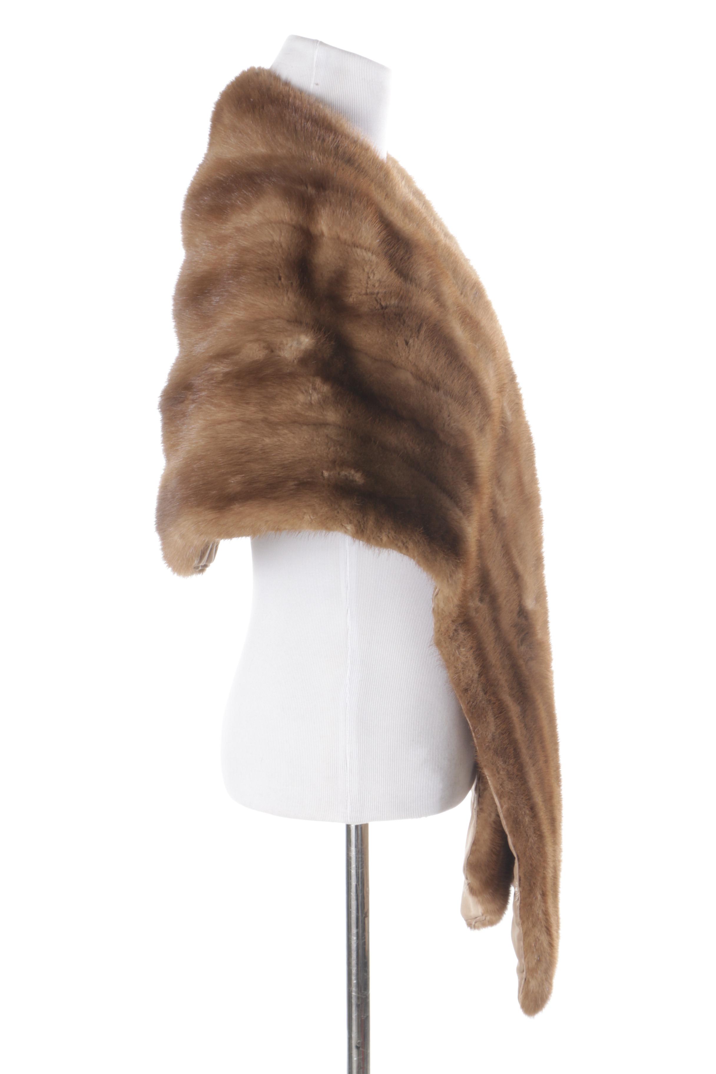 Vintage Mink Fur Stoles