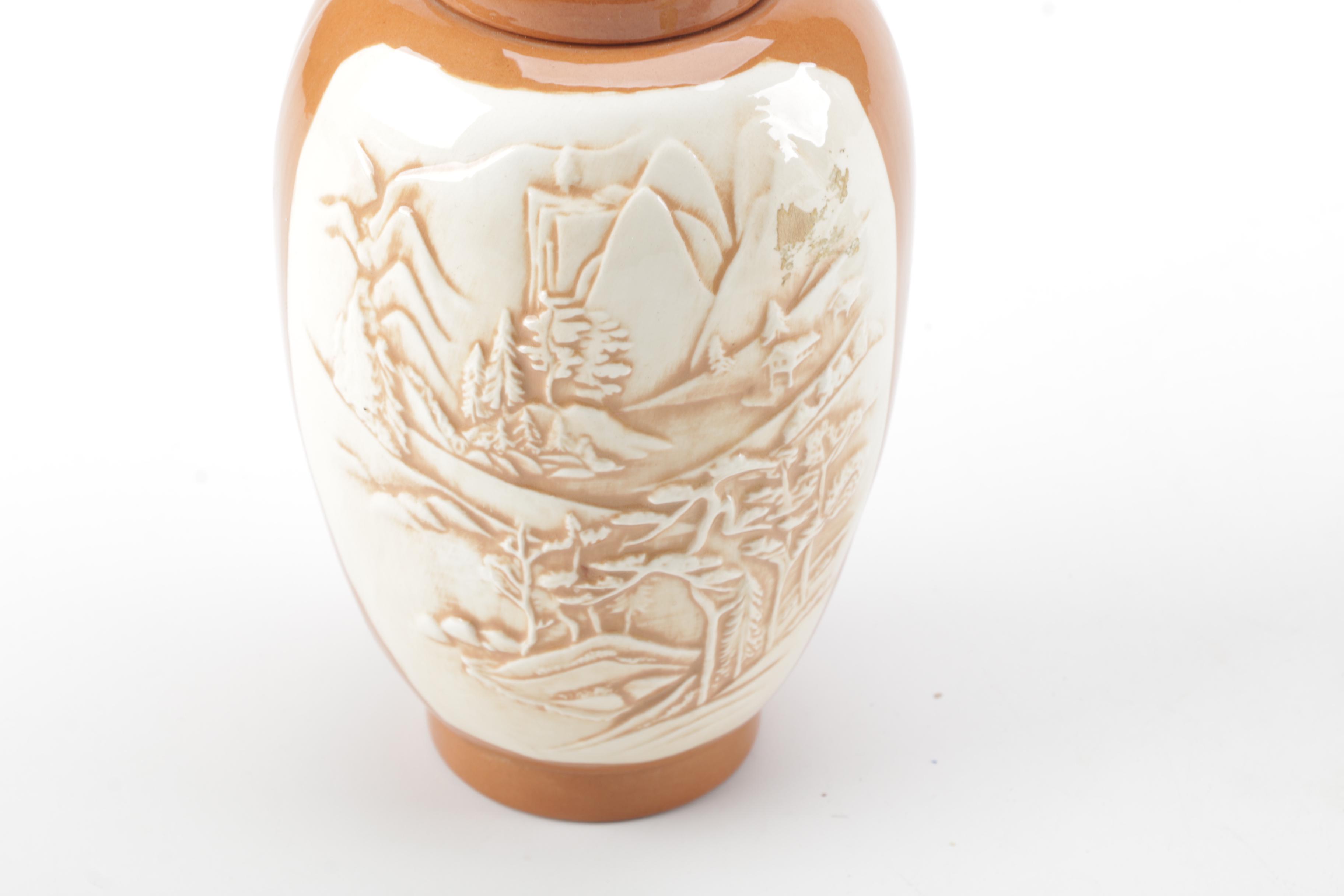 Ceramic Ginger Jars with Lids