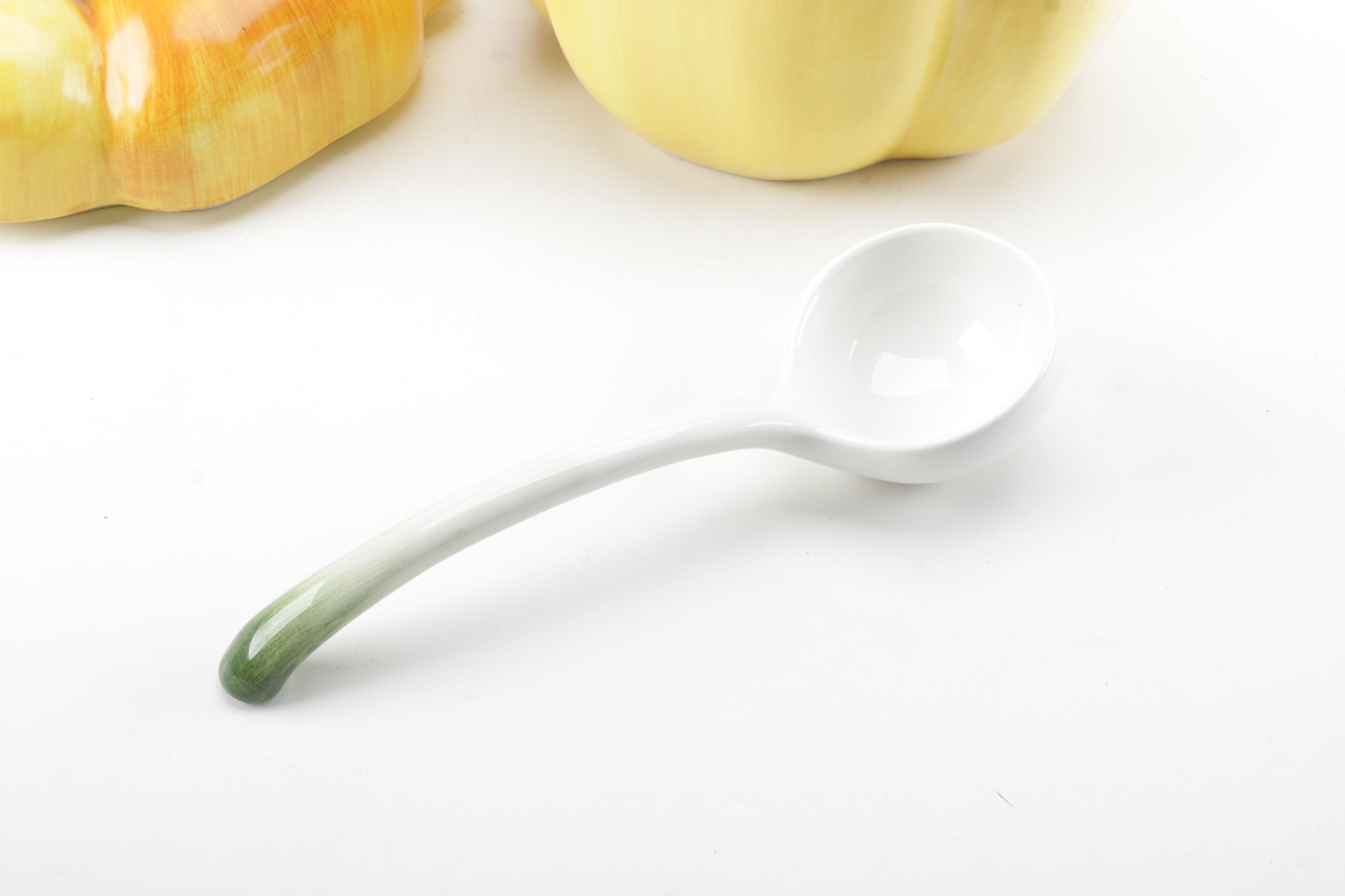 Sur La Table Yellow Pepper Soup Tureen