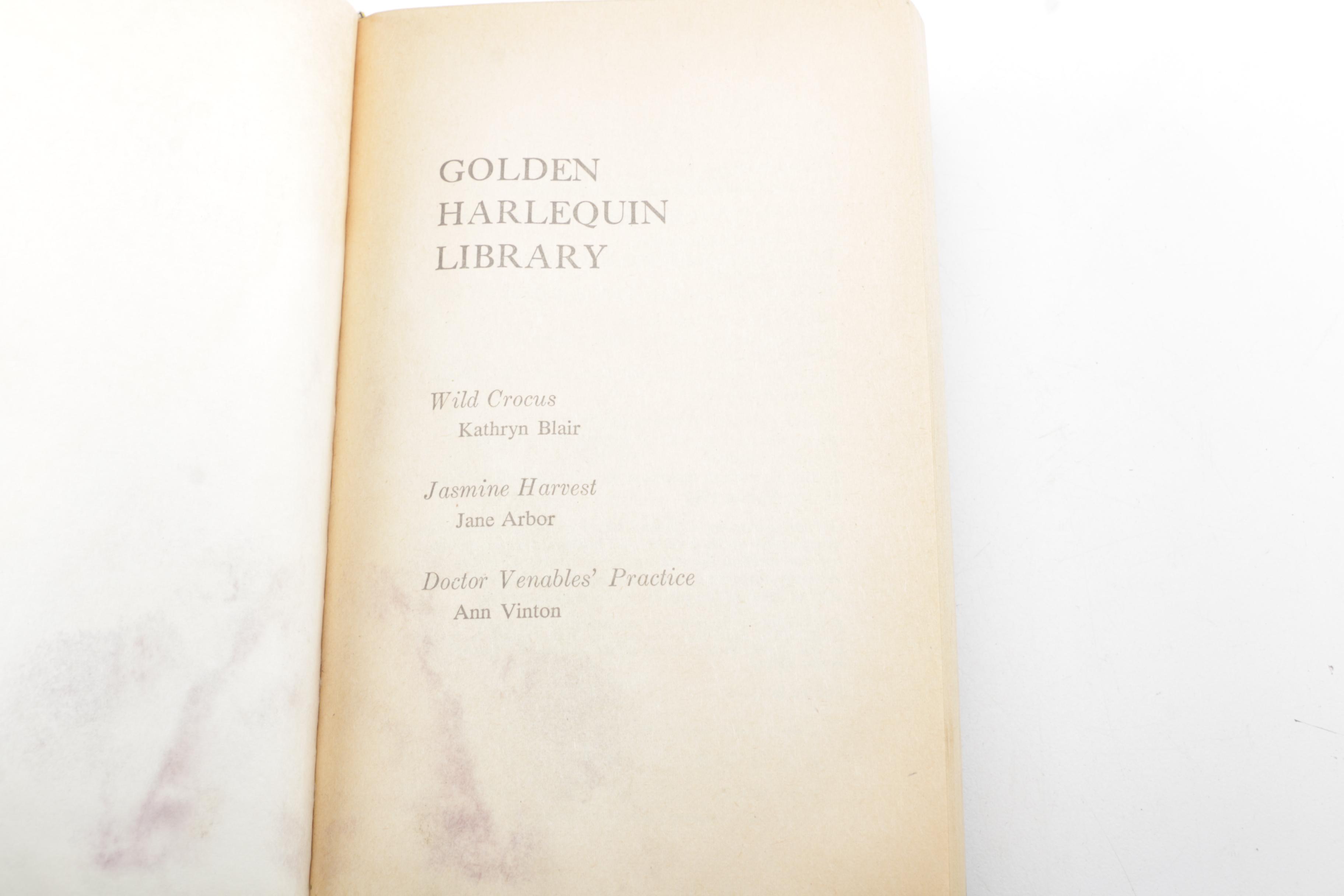 1971 "Golden Harlequin Library" Hardcover Books in Twenty Volumes