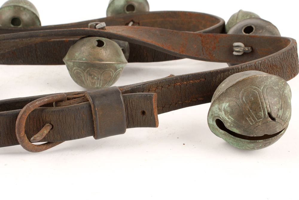 Antique Brass Sleigh Bells
