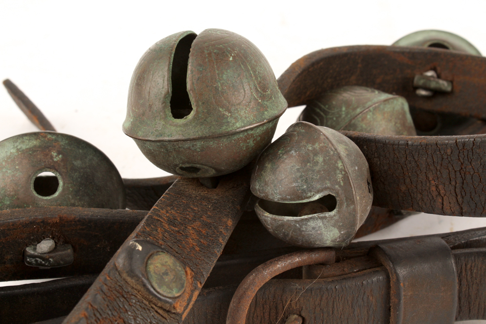 Antique Brass Sleigh Bells