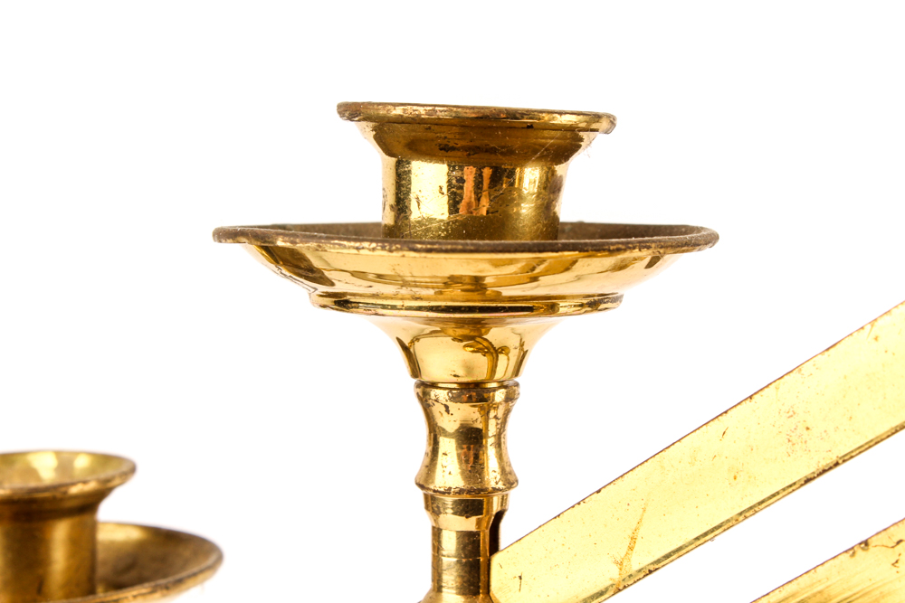 Brass Candle Holders and Snuffer