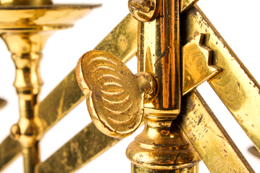 Brass Candle Holders and Snuffer