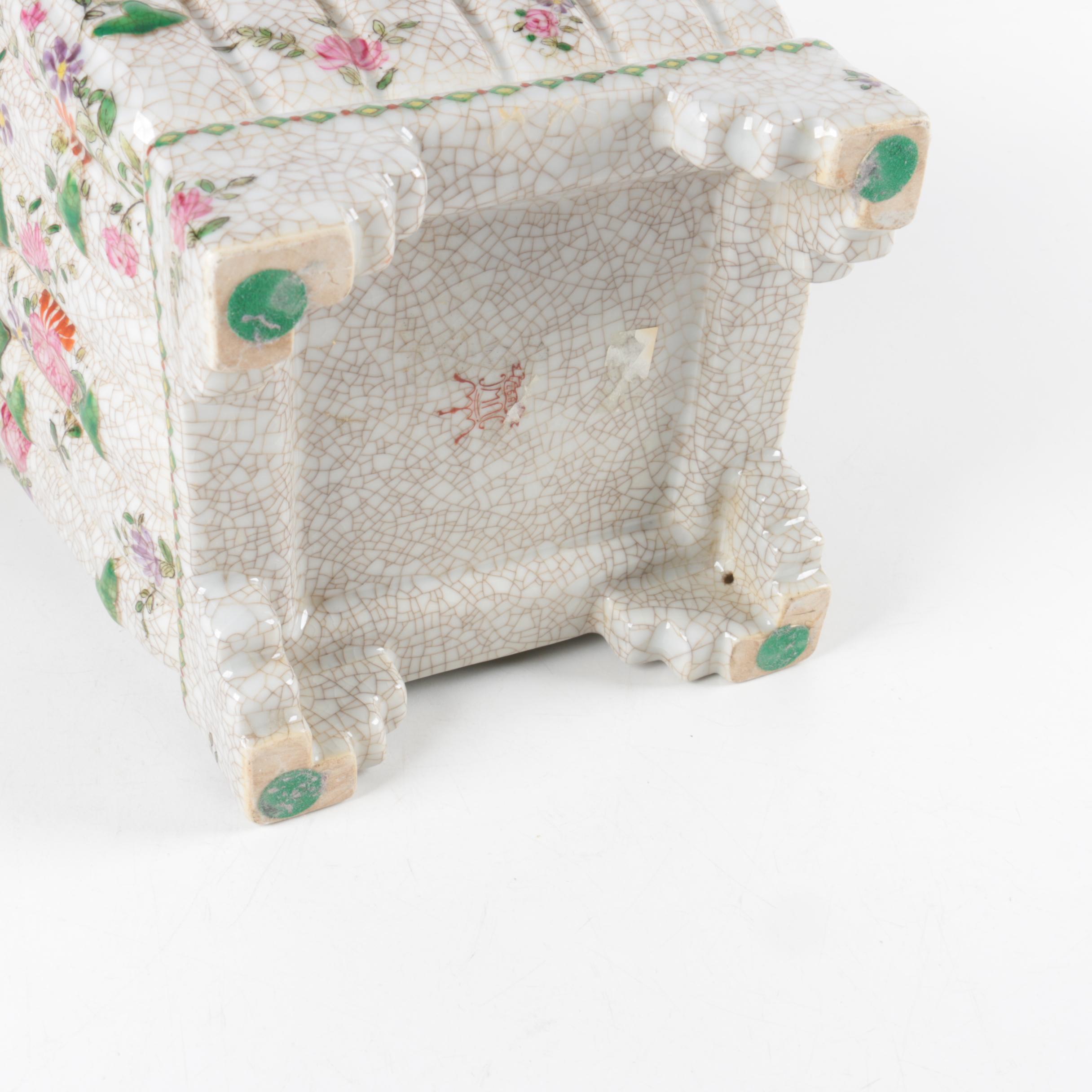 Decorative Floral Ceramic Planters from Asia