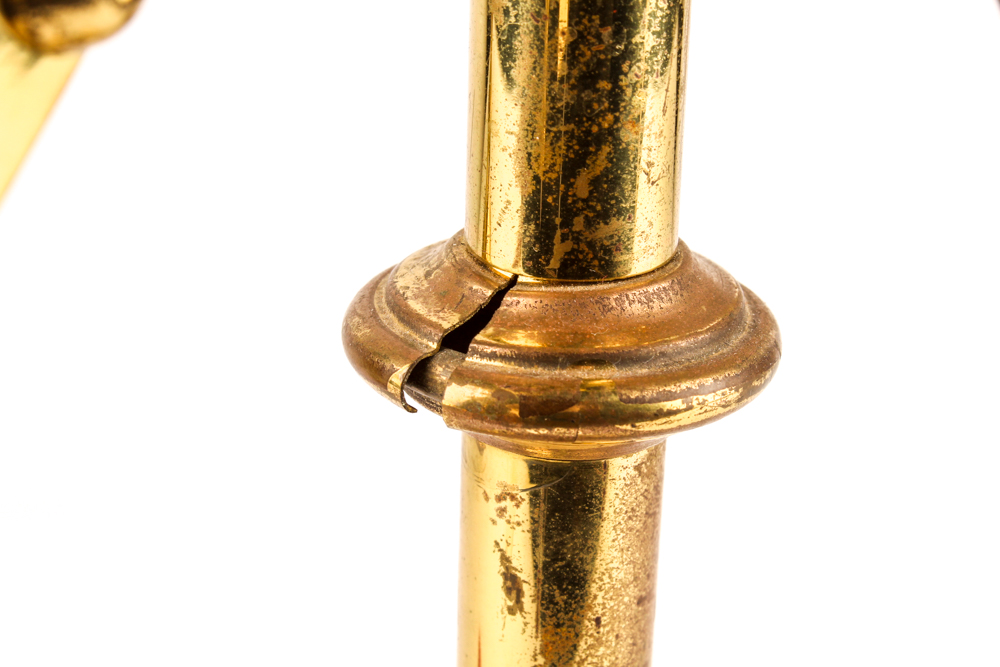 Brass Candle Holders and Snuffer