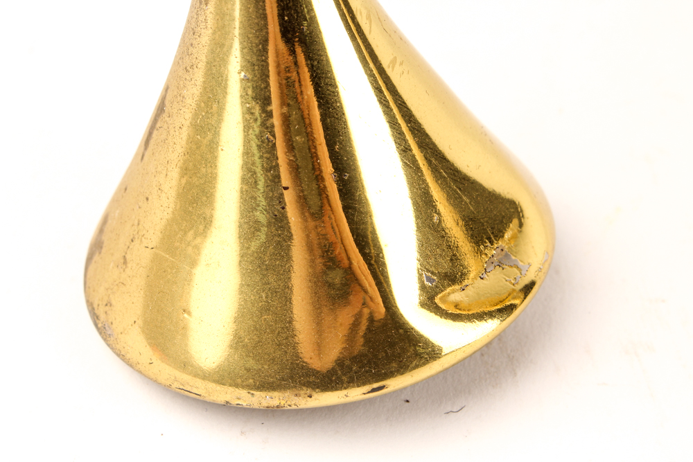 Brass Candle Holders and Snuffer