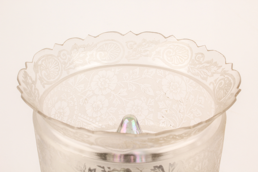 Uno Bronze and Glass Table Lamp