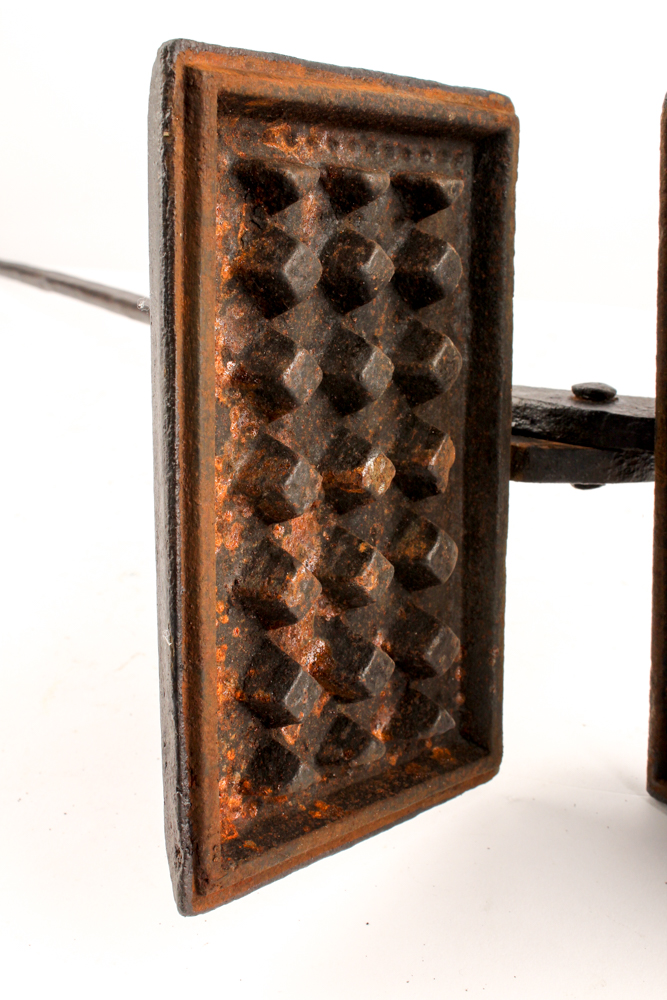 Cast Iron Fireplace Waffle Iron