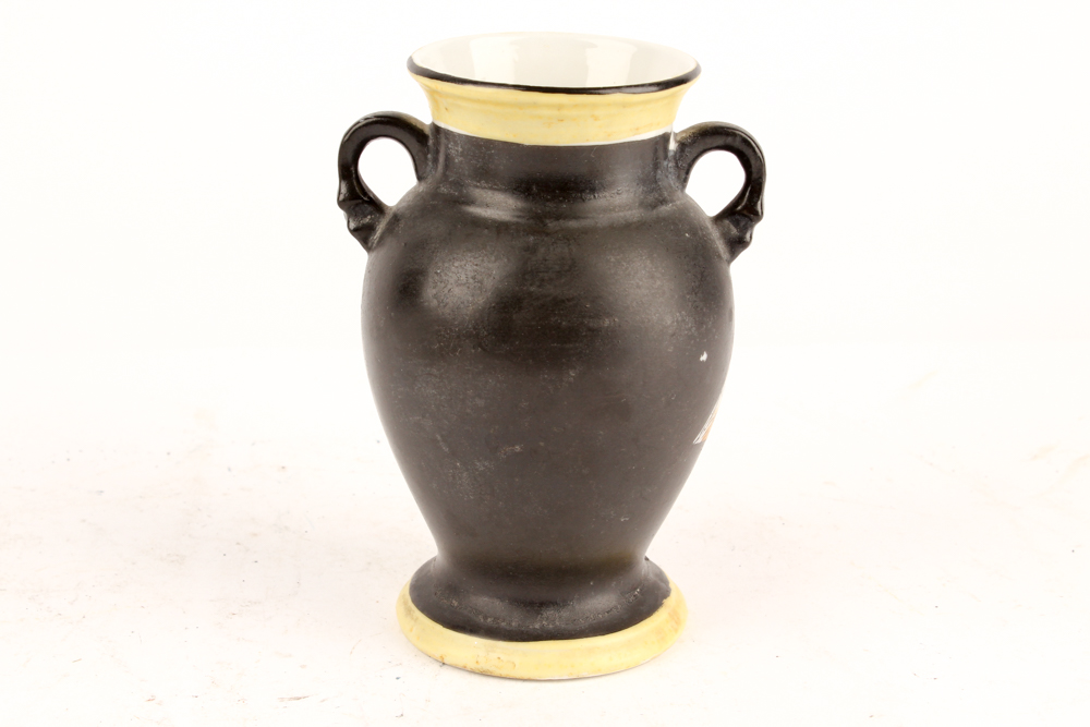 Chinese Cloisonné Vases and Kutani Ware Serveware