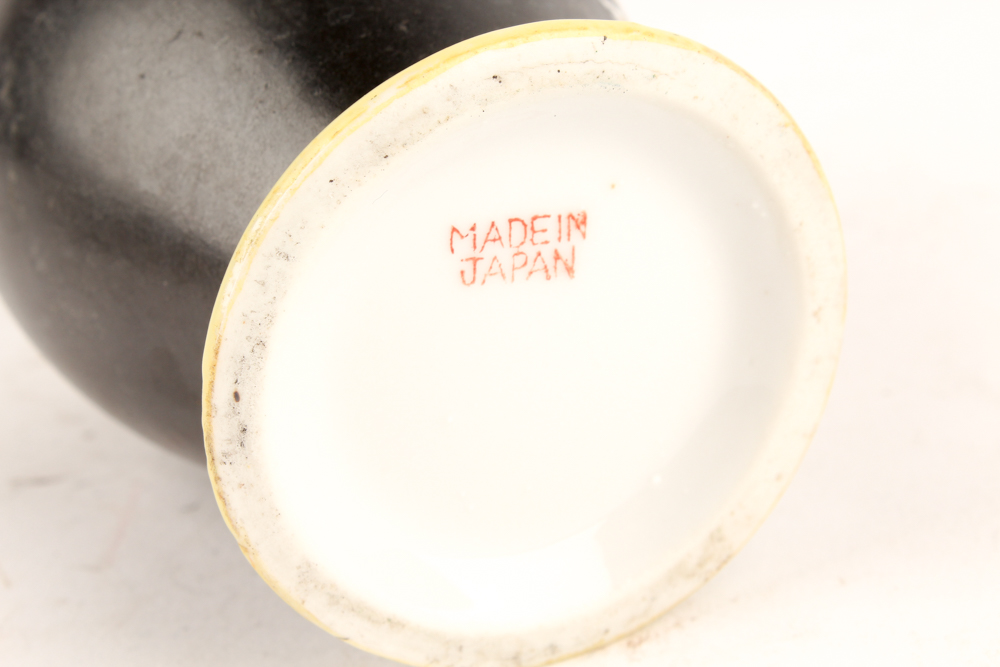 Chinese Cloisonné Vases and Kutani Ware Serveware