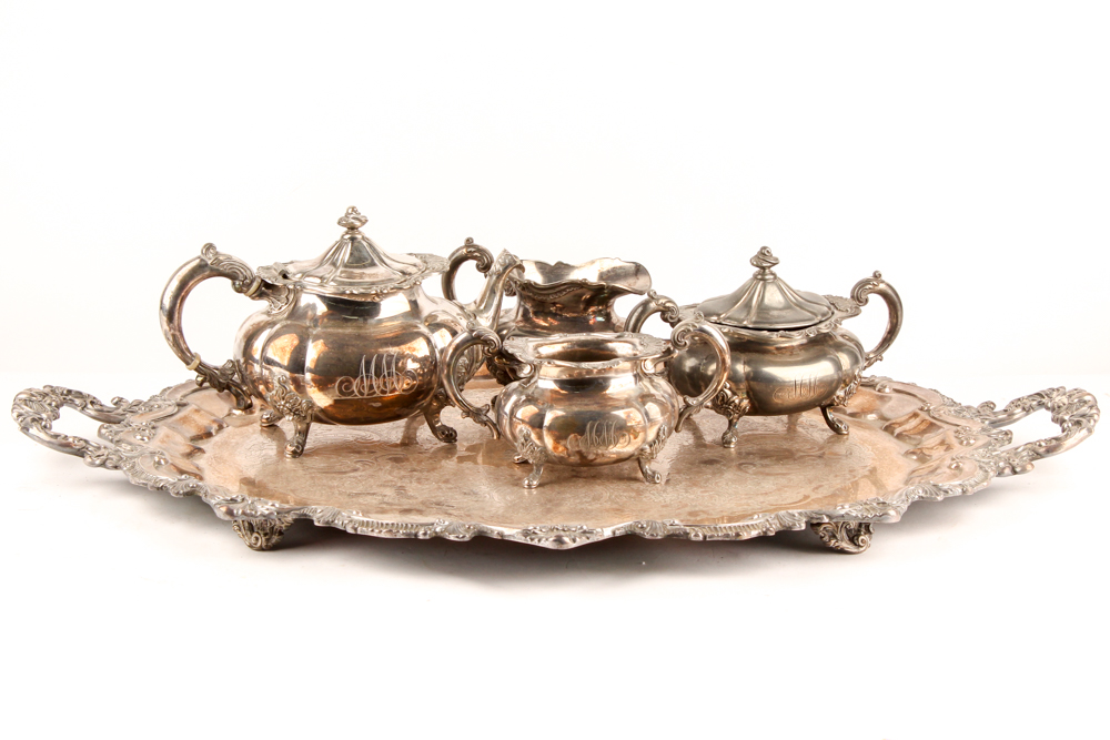 Wilcox Silver Plate Co. Silver-Plated Tea Service