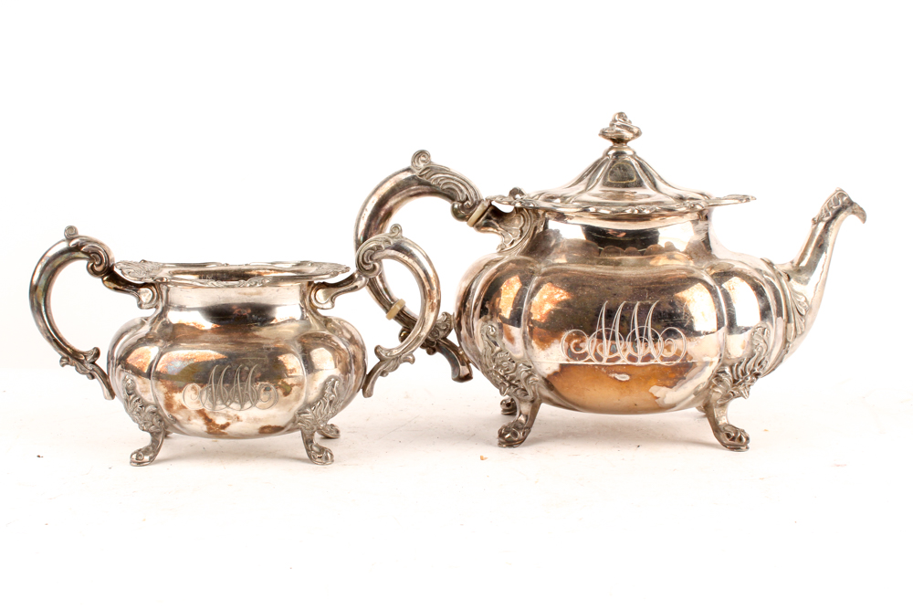 Wilcox Silver Plate Co. Silver-Plated Tea Service