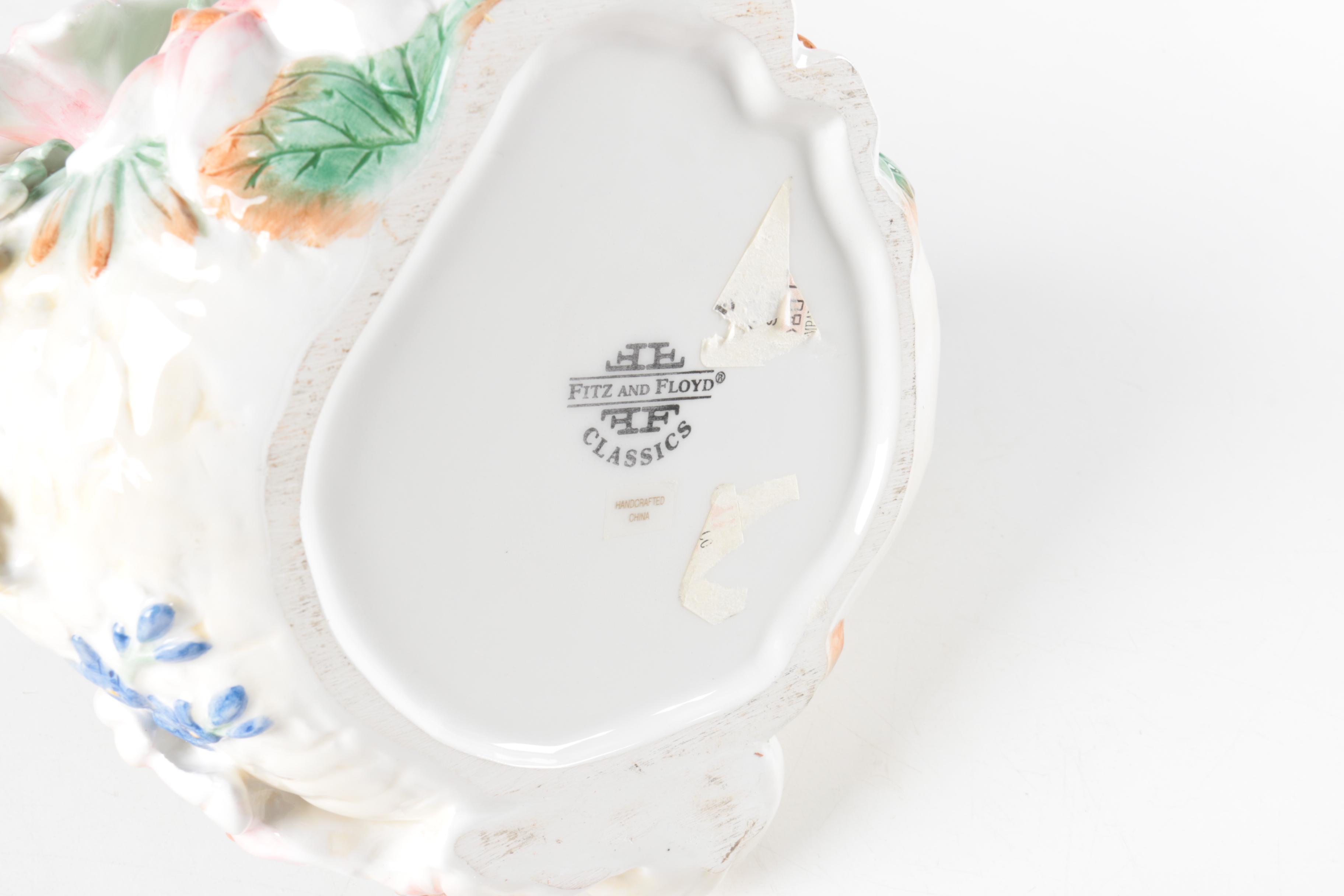 Fitz and Floyd and Capodimonte Porcelain Decor