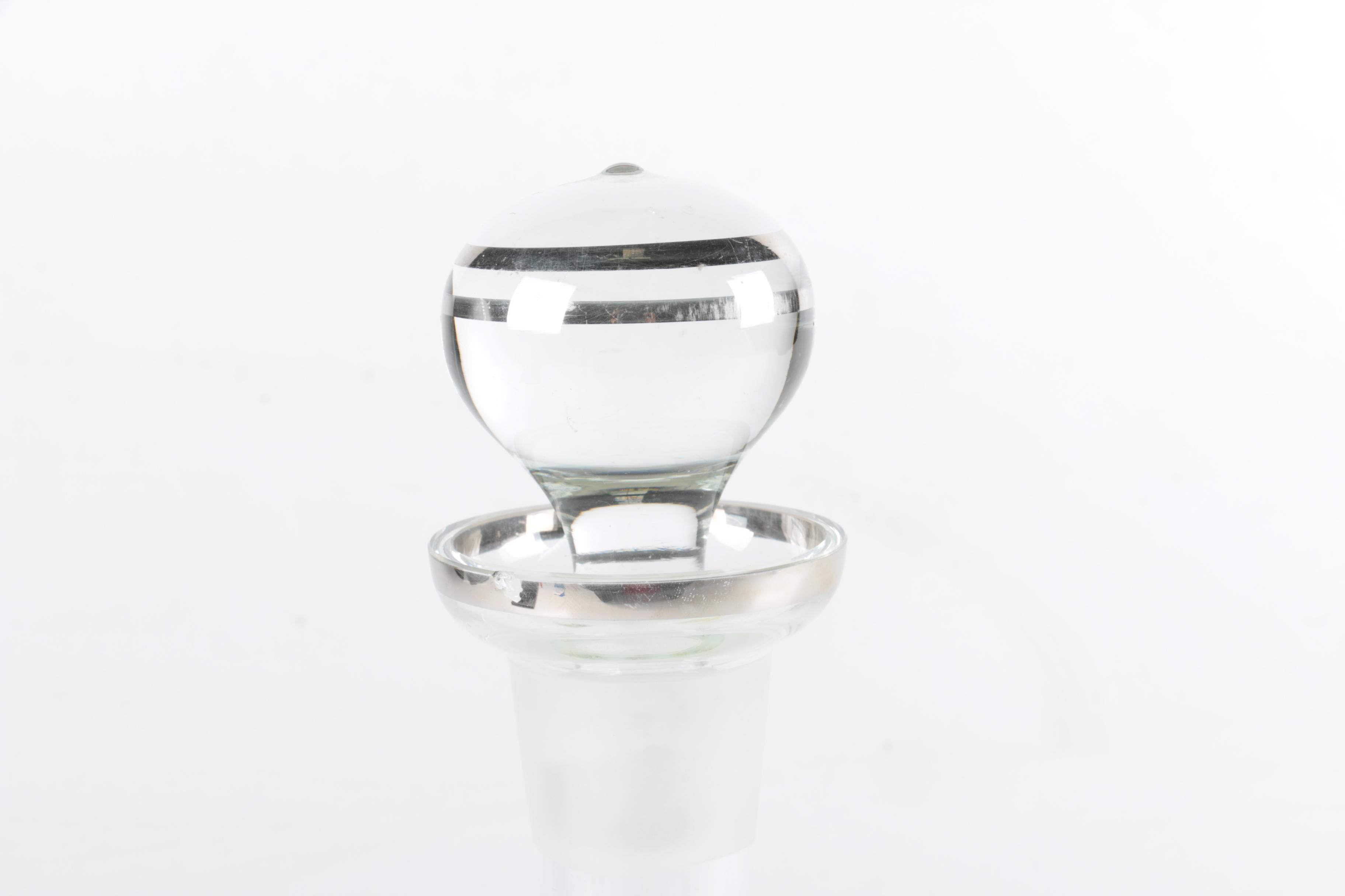 Glass Ships Decanter