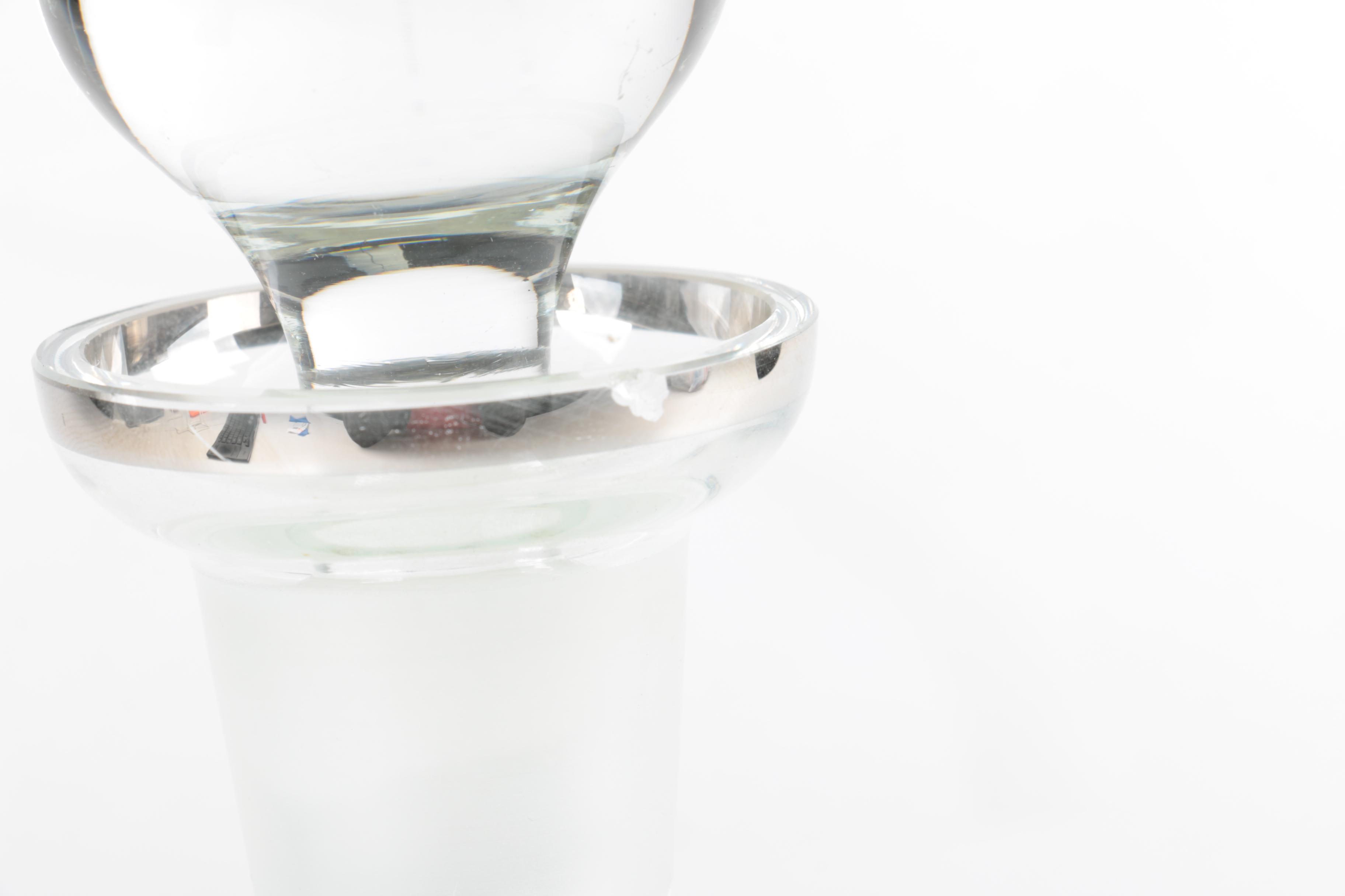 Glass Ships Decanter