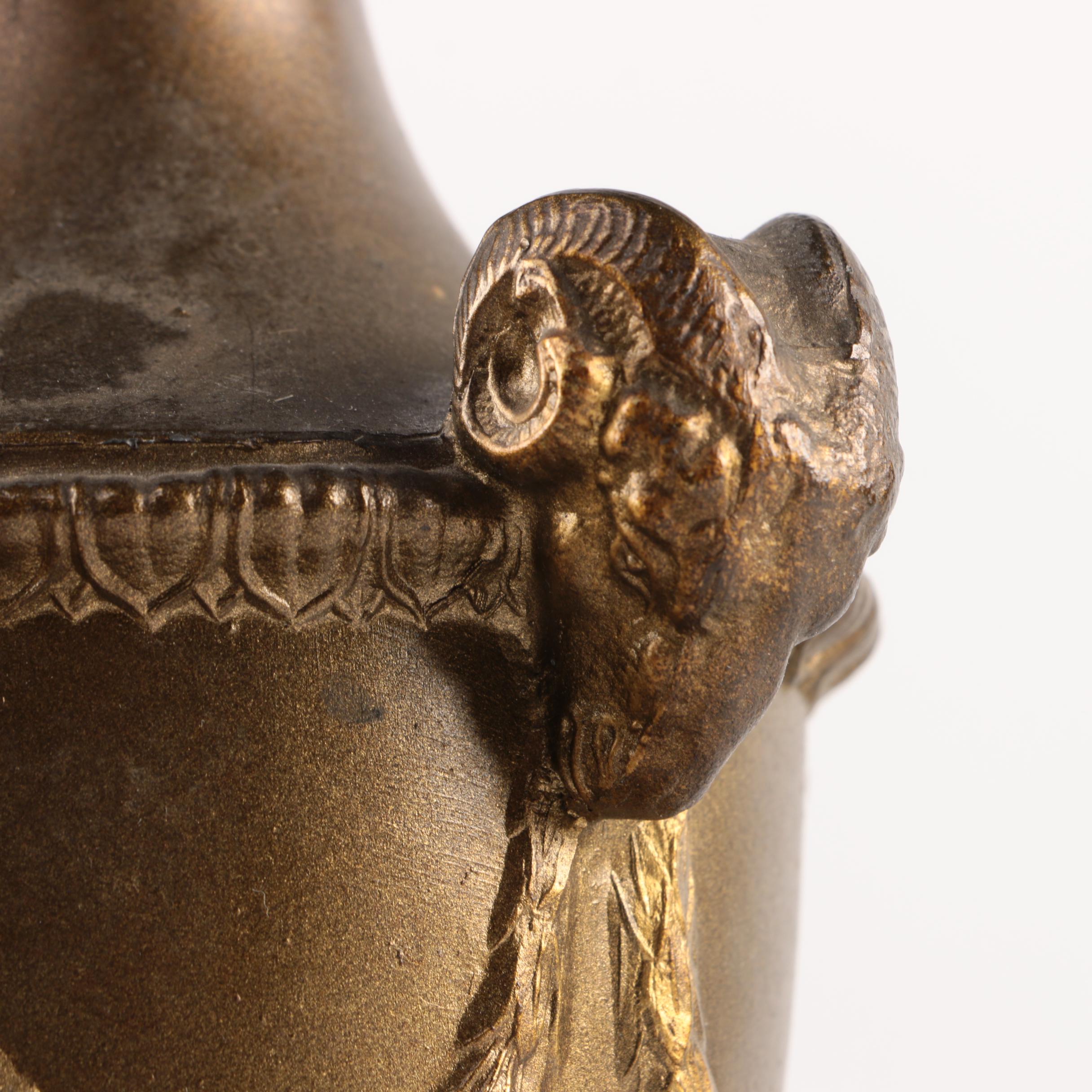 Vintage Victorian-Style Lamp with Slag Glass Shade