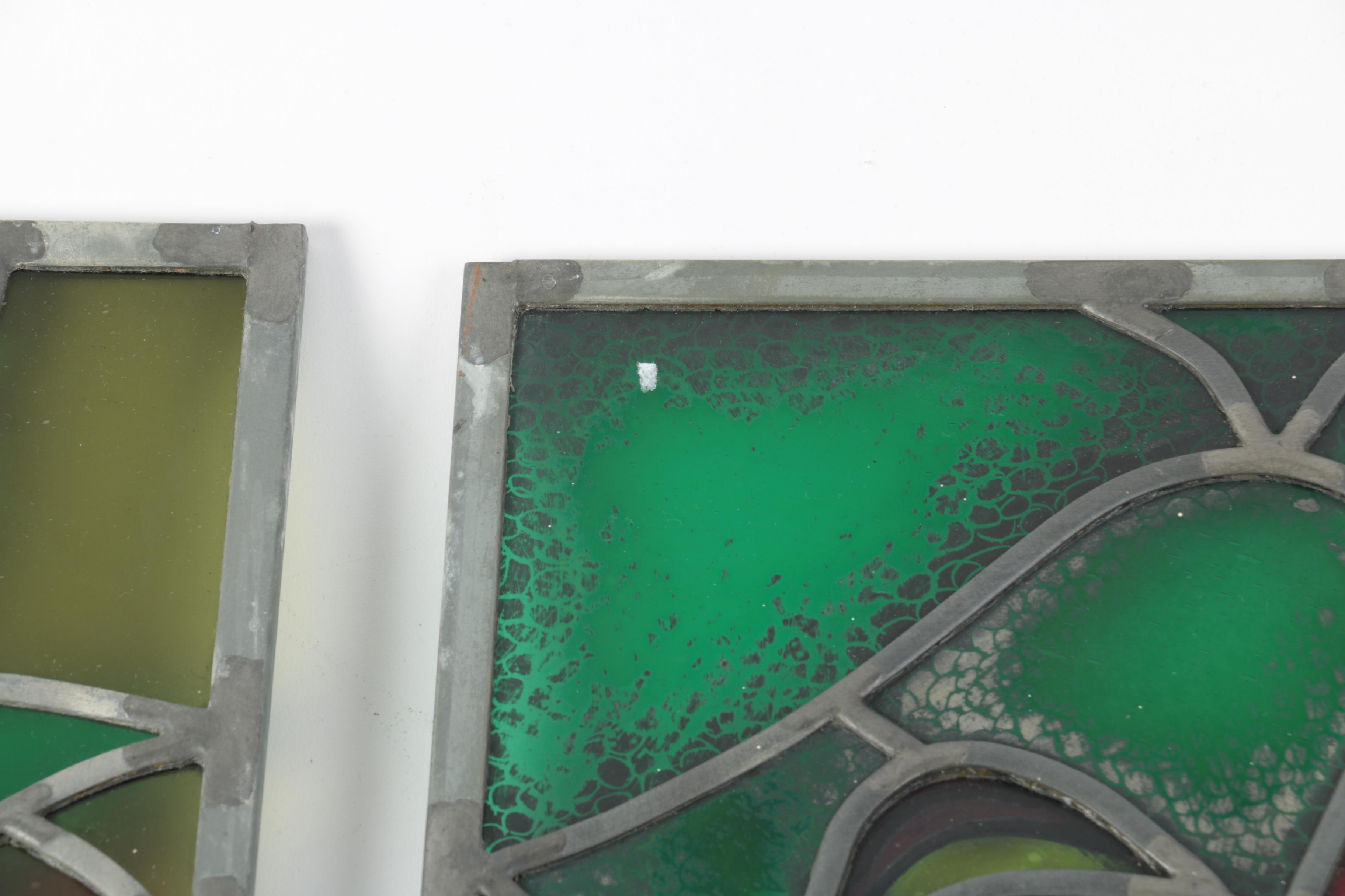 Stained Glass Seascape Themed Panels