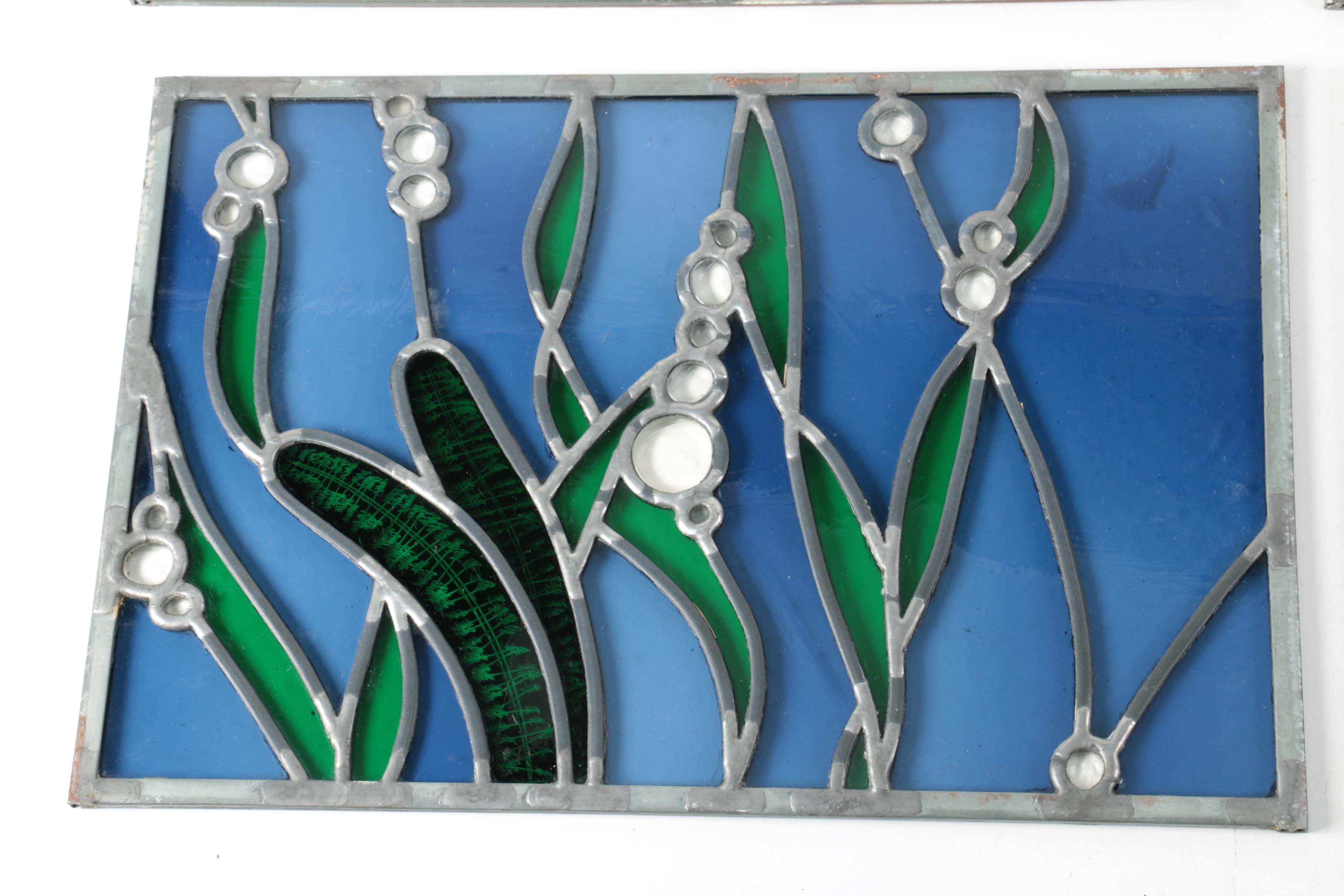 Stained Glass Seascape Themed Panels