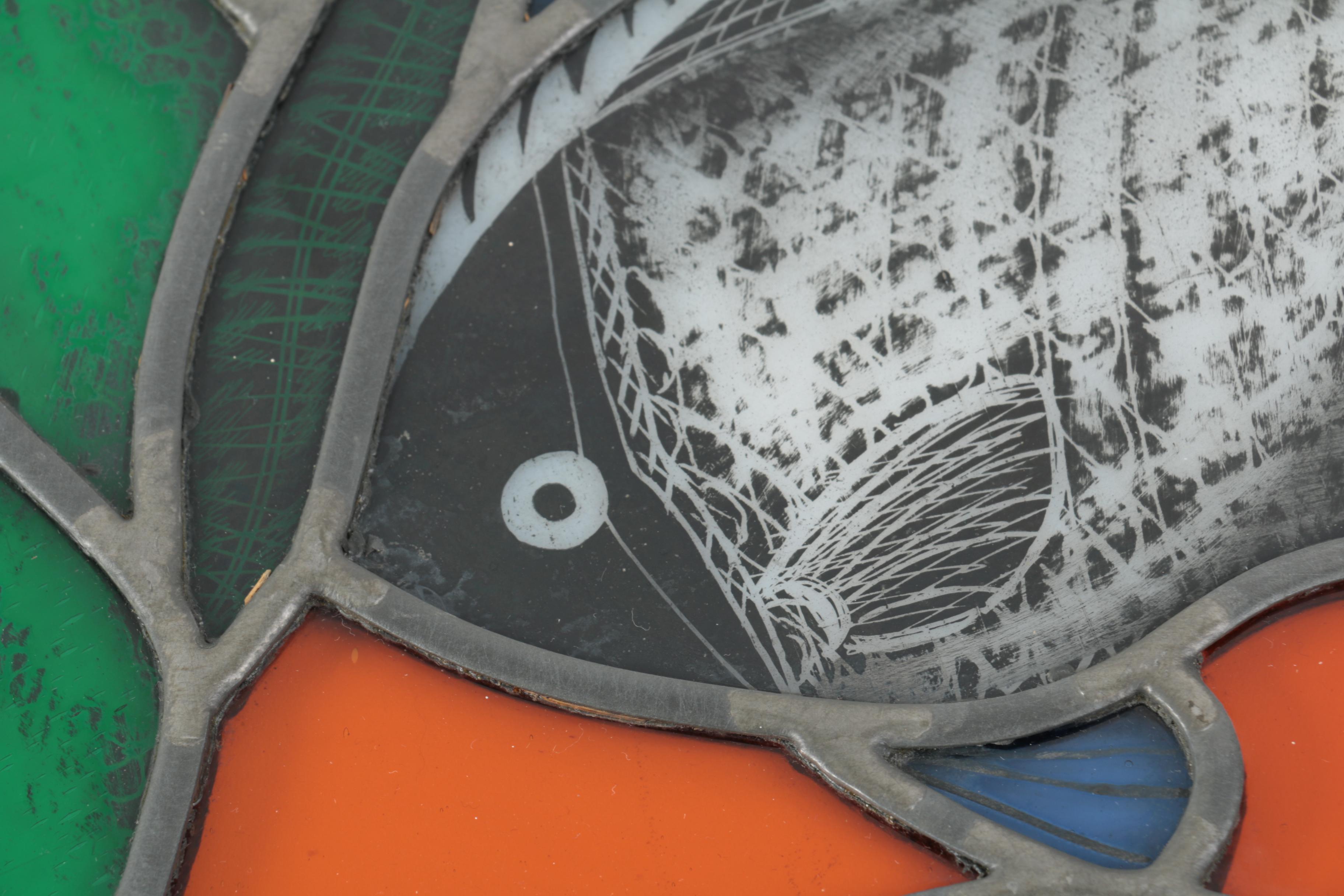 Stained Glass Seascape Themed Panels