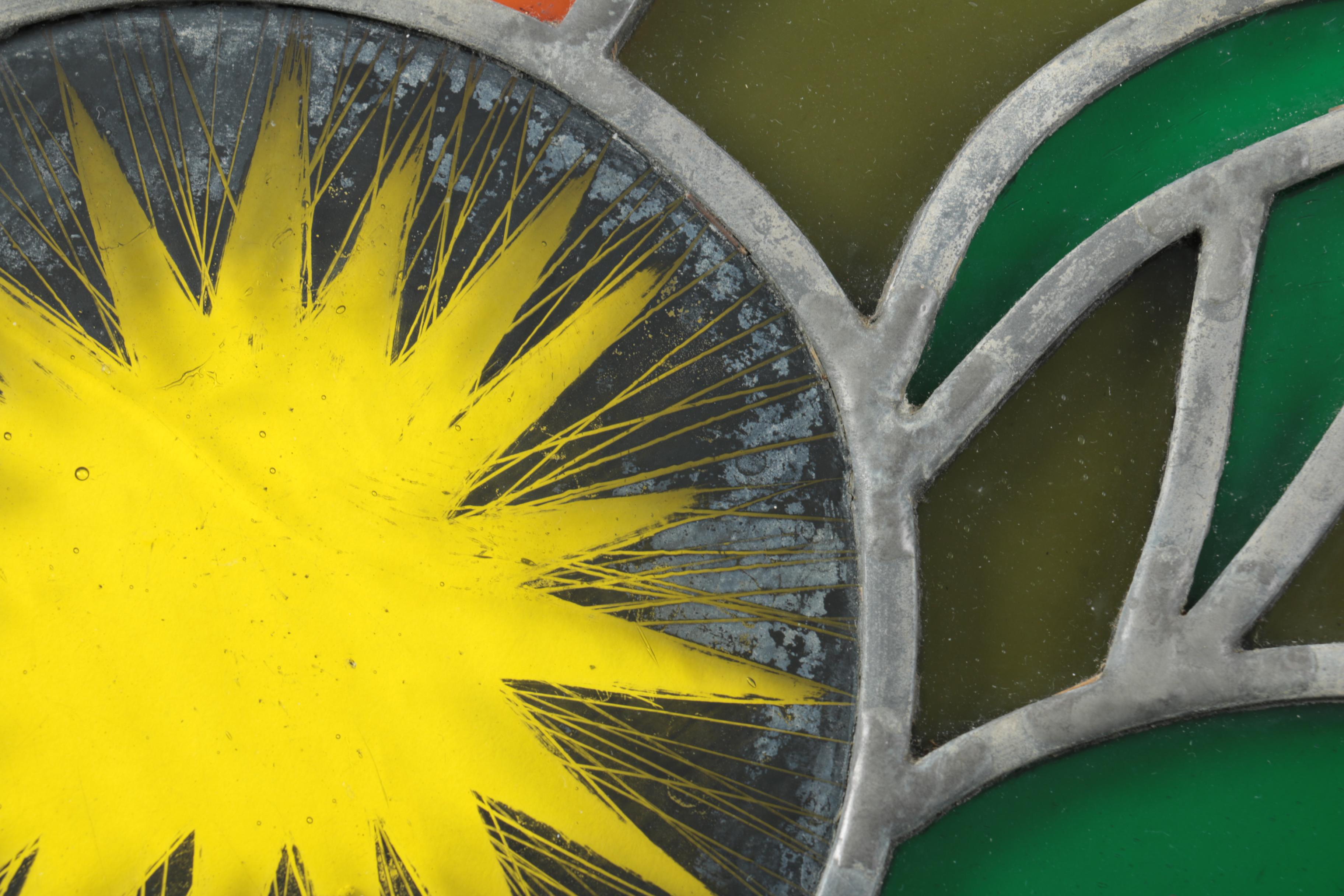 Stained Glass Seascape Themed Panels