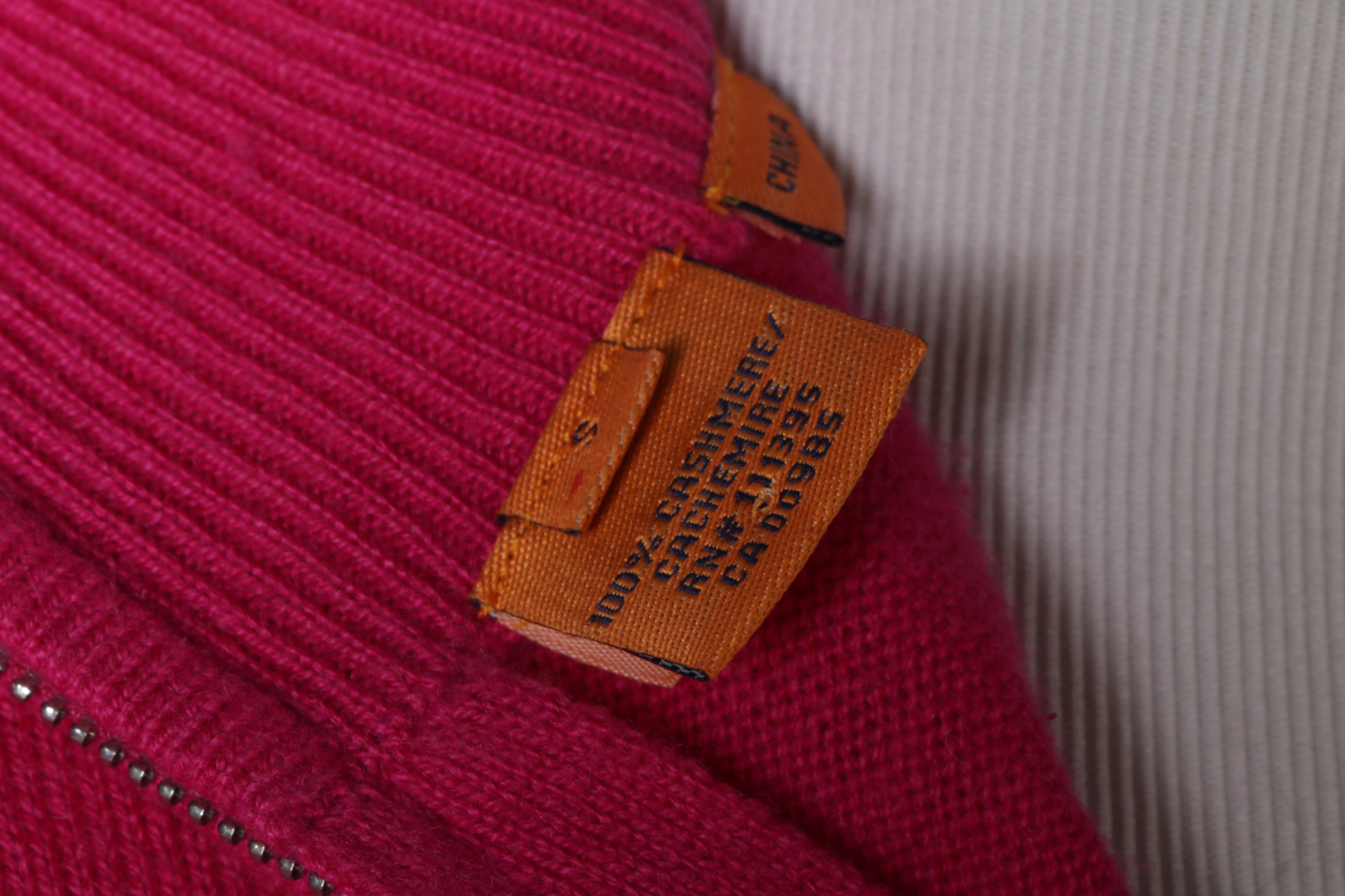 Tory Burch Cashmere Zip-Up Sweater