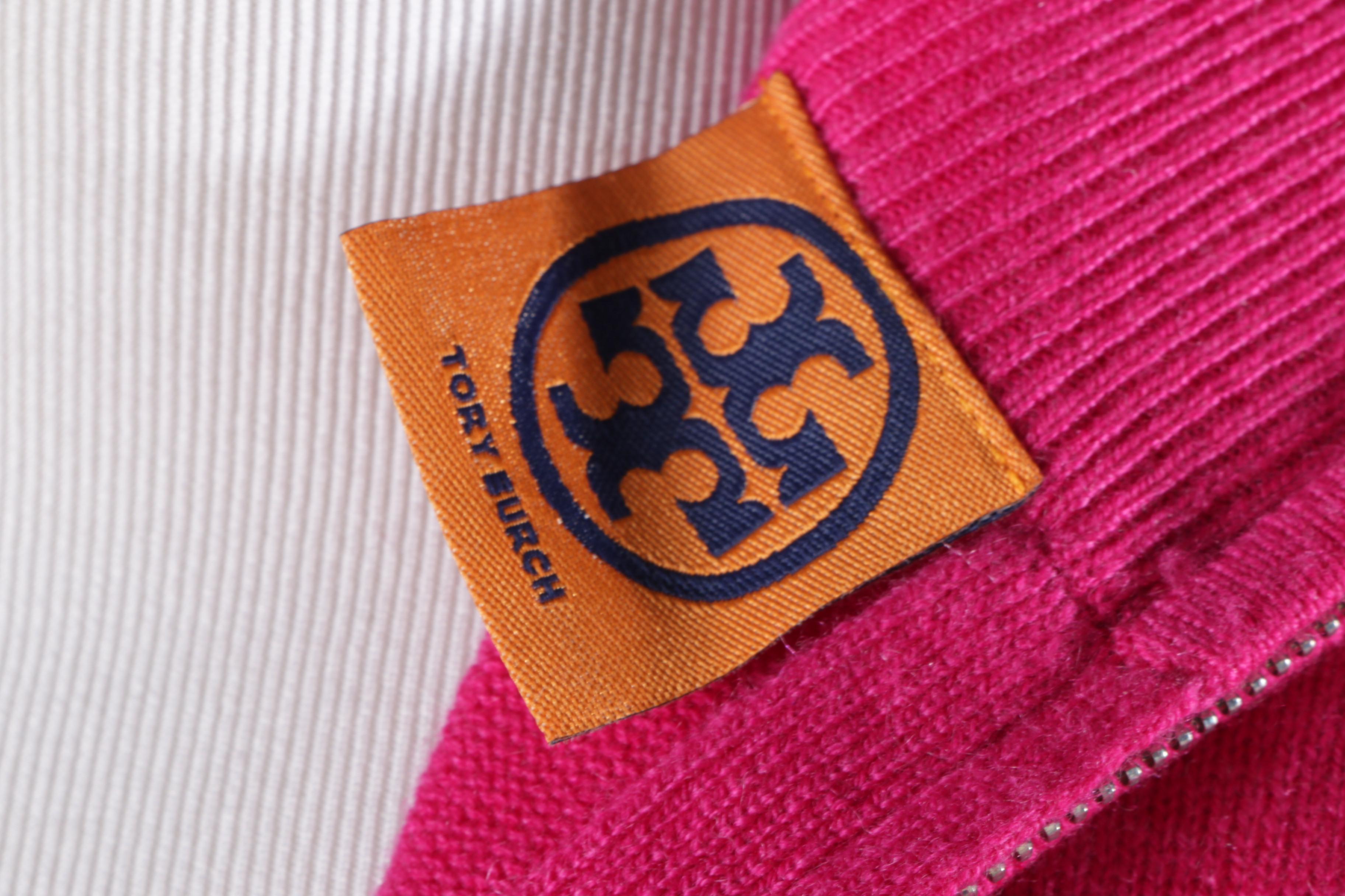 Tory Burch Cashmere Zip-Up Sweater
