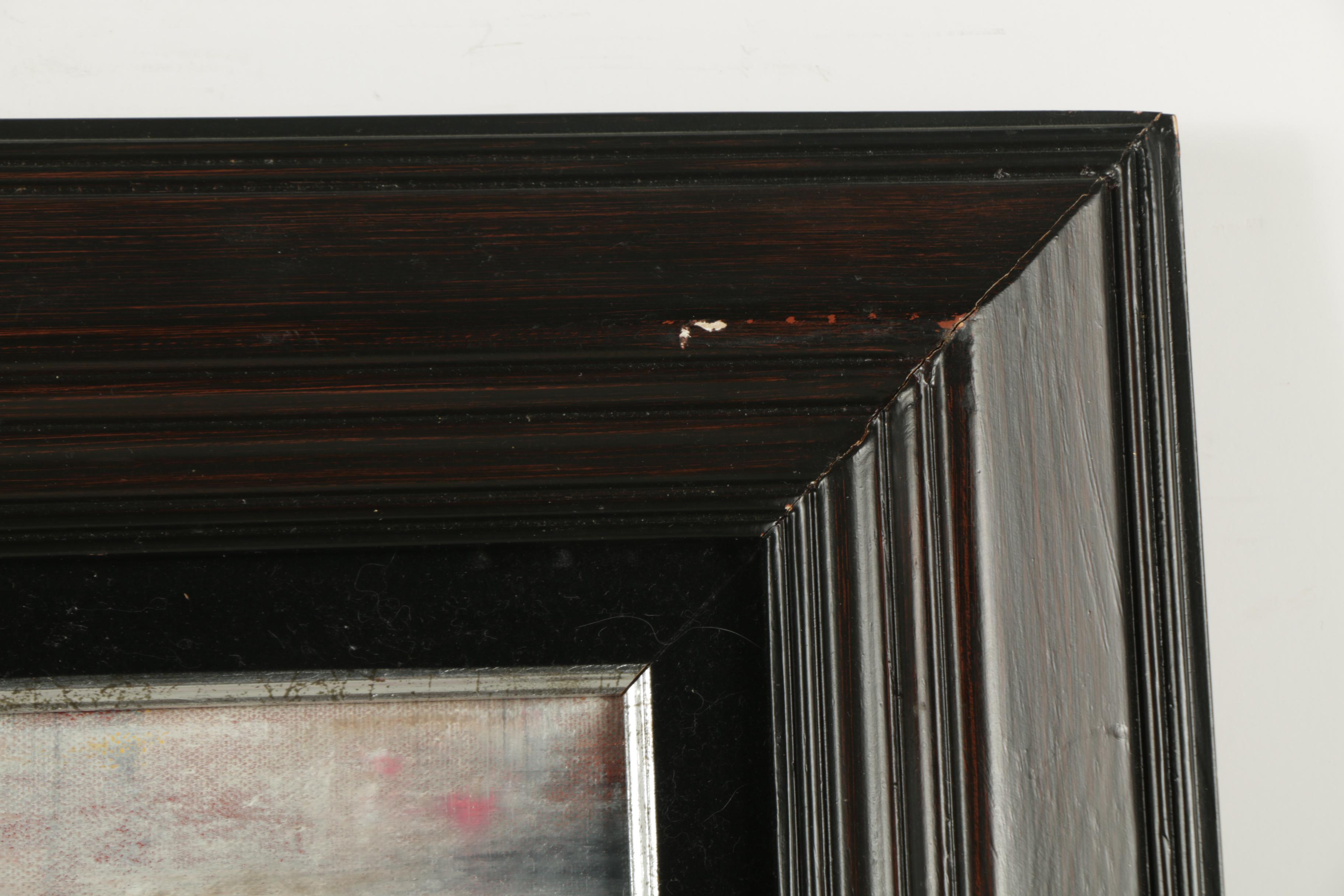 Robert Watson Oil Painting on Canvas "Seawall"