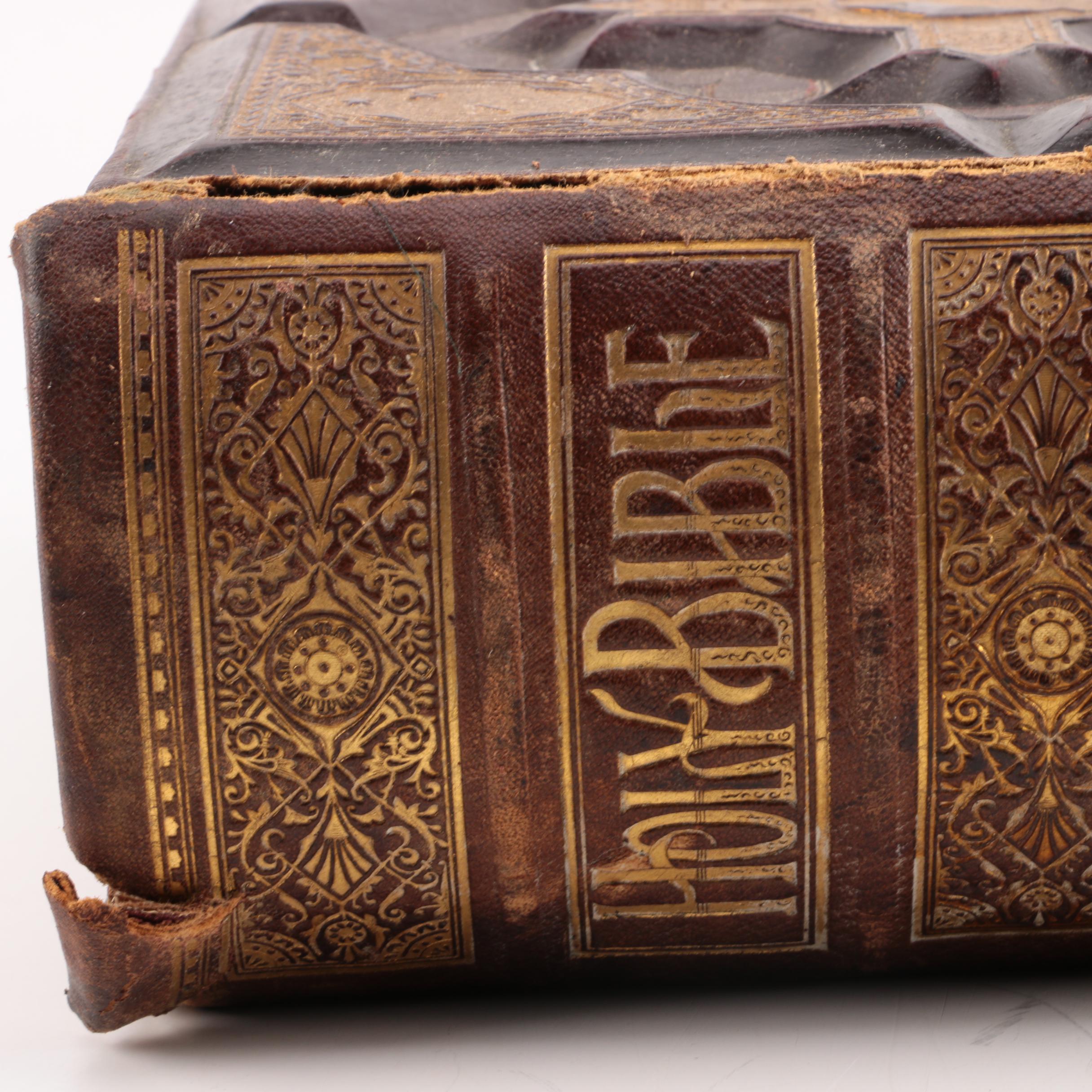 Antique Holy Catholic Bible