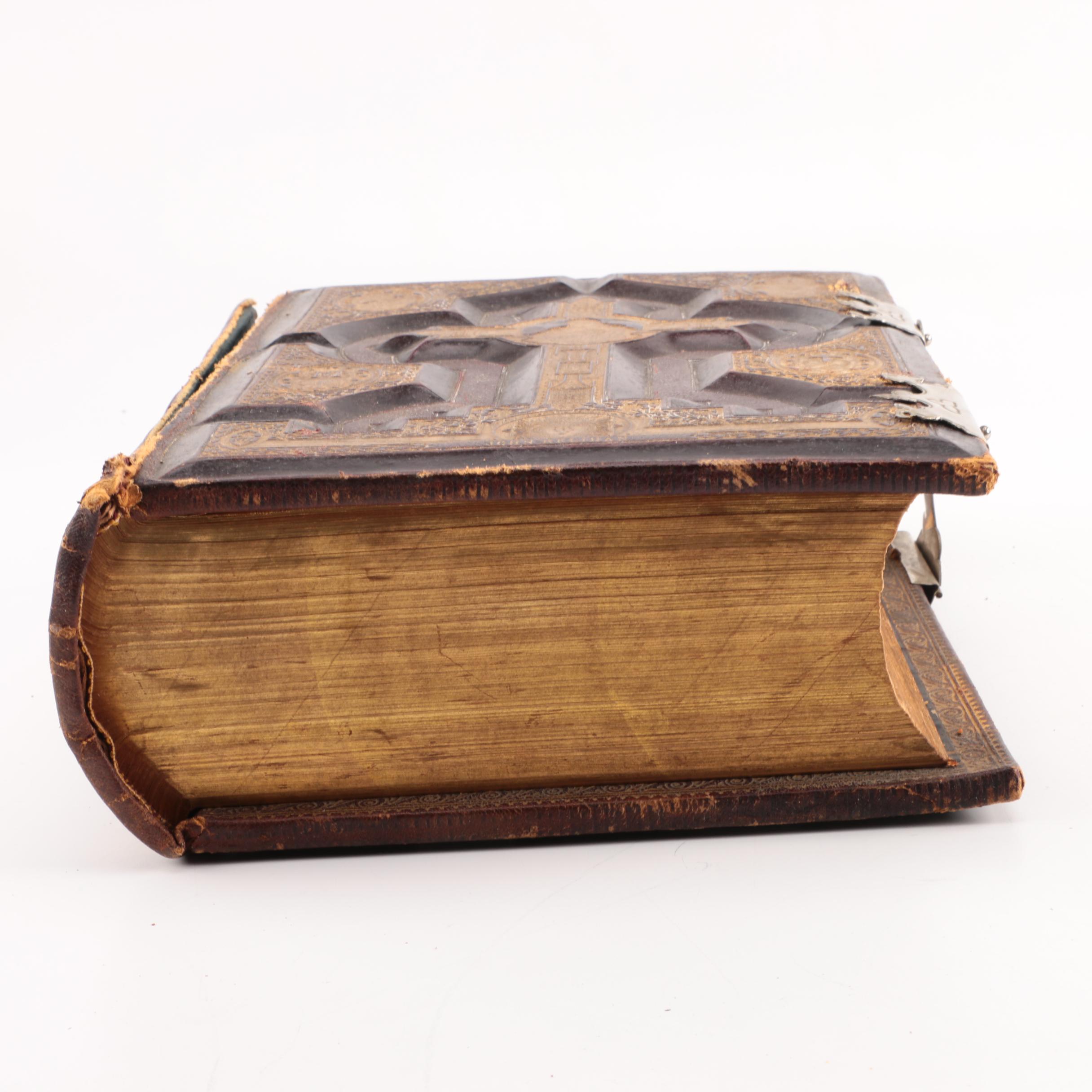 Antique Holy Catholic Bible