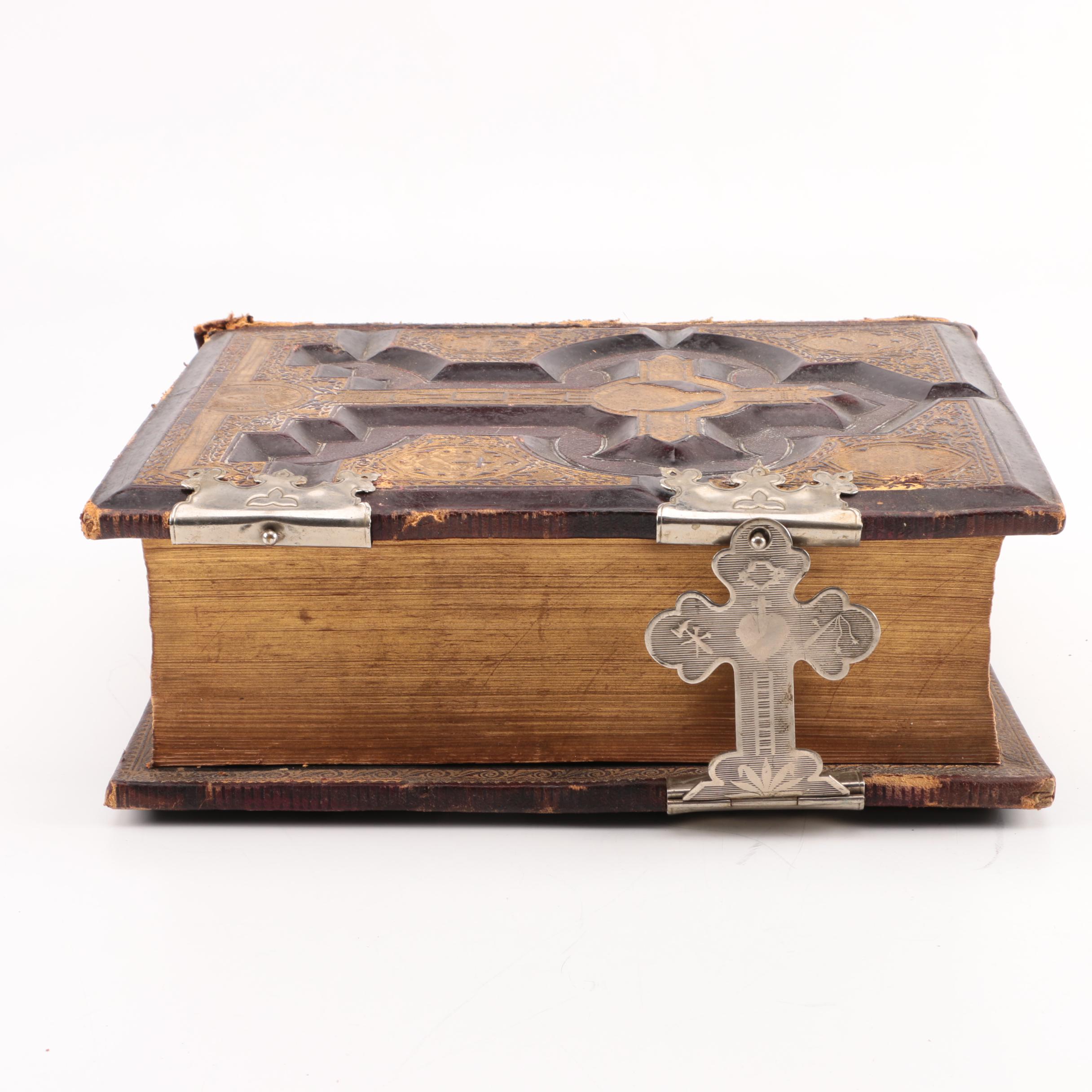 Antique Holy Catholic Bible