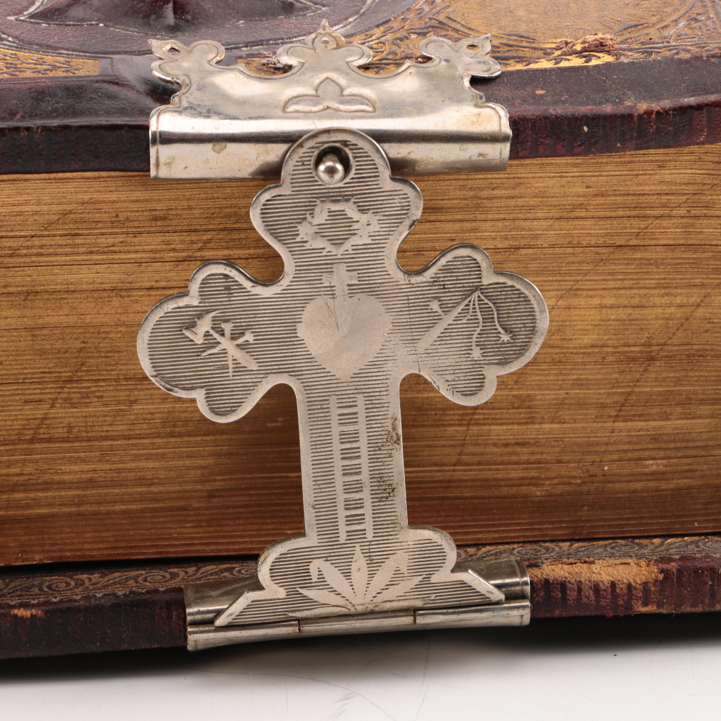 Antique Holy Catholic Bible