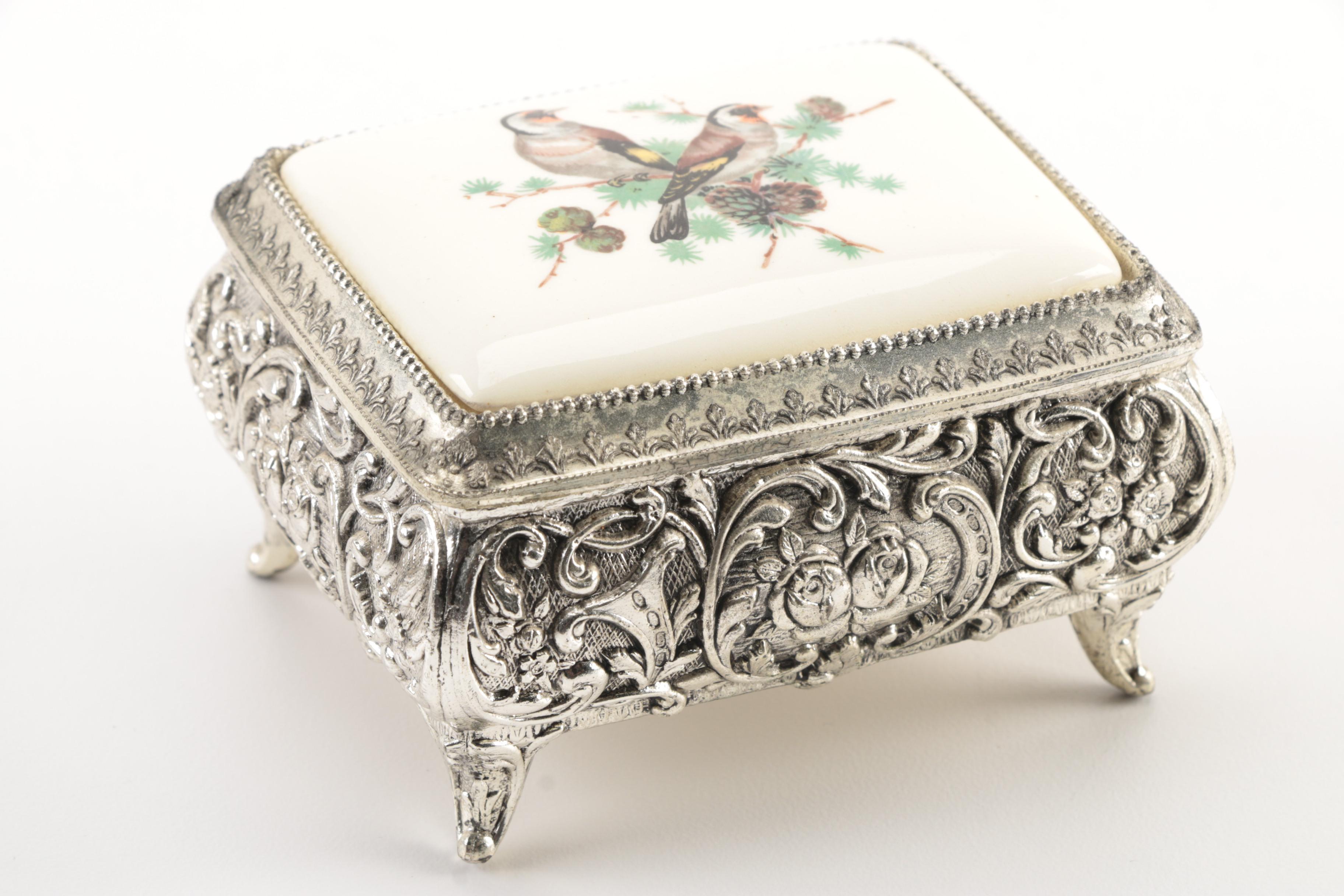 Metal Trinket Boxes