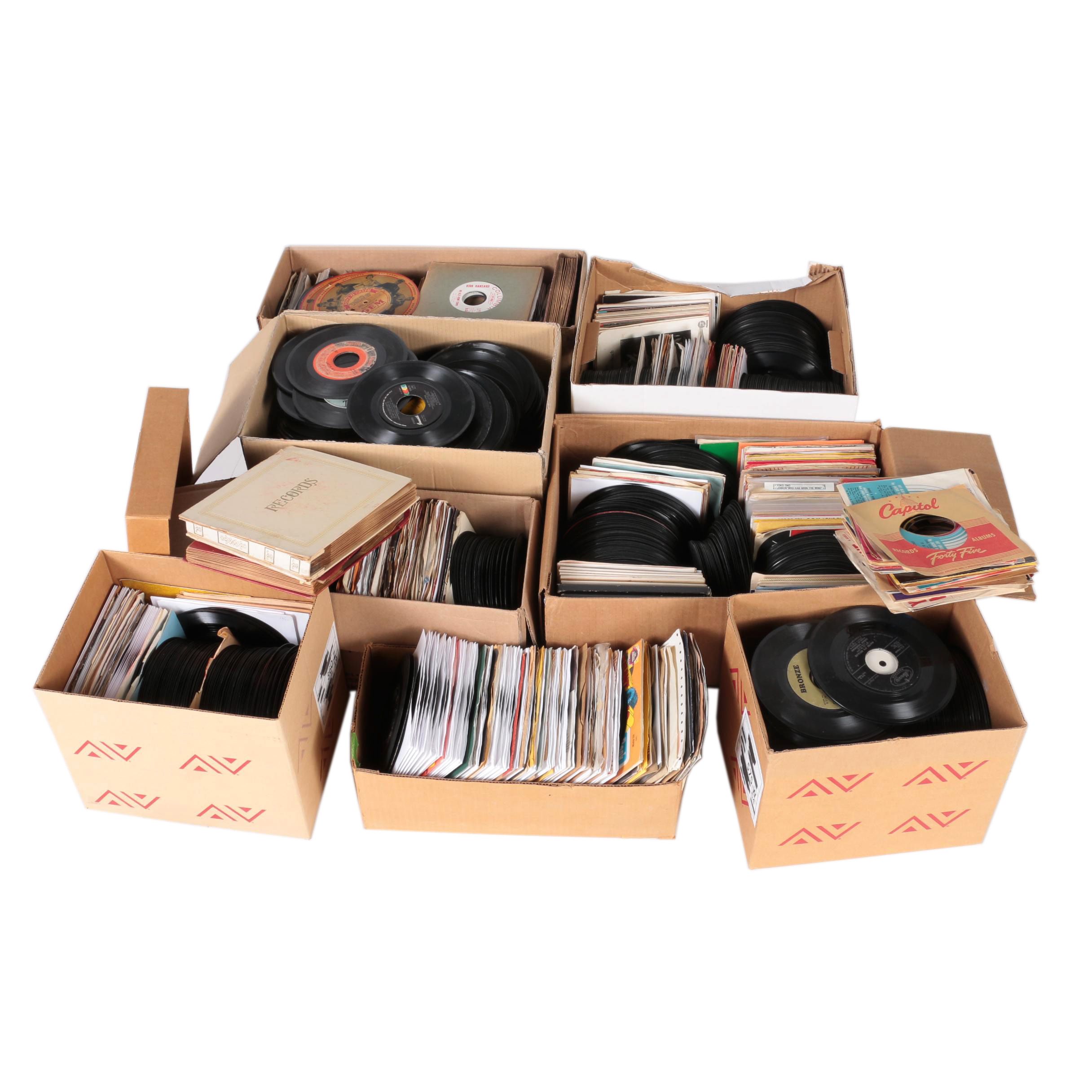 Vintage 45rpm Record Assortment