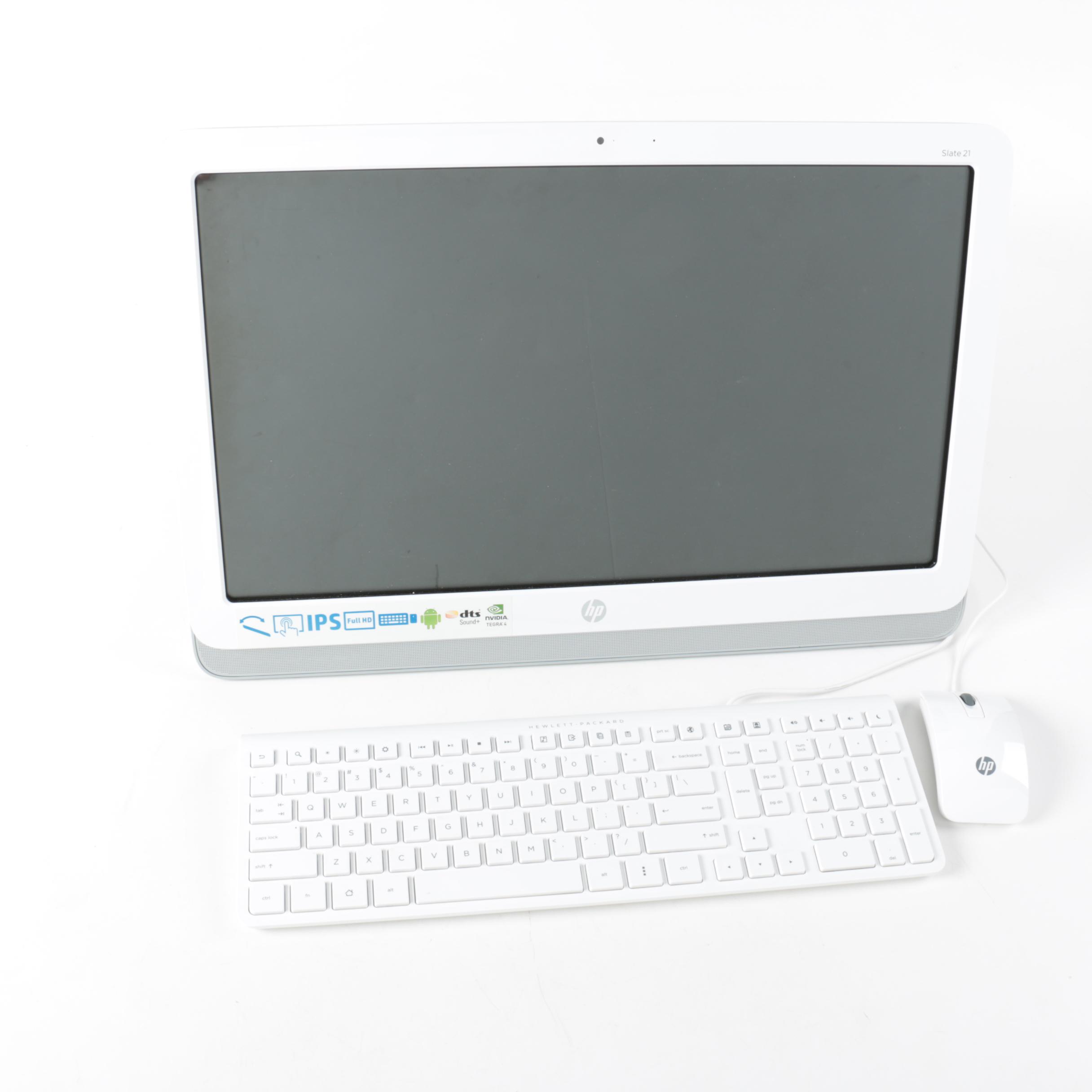 HP Slate 21 and Keyboard