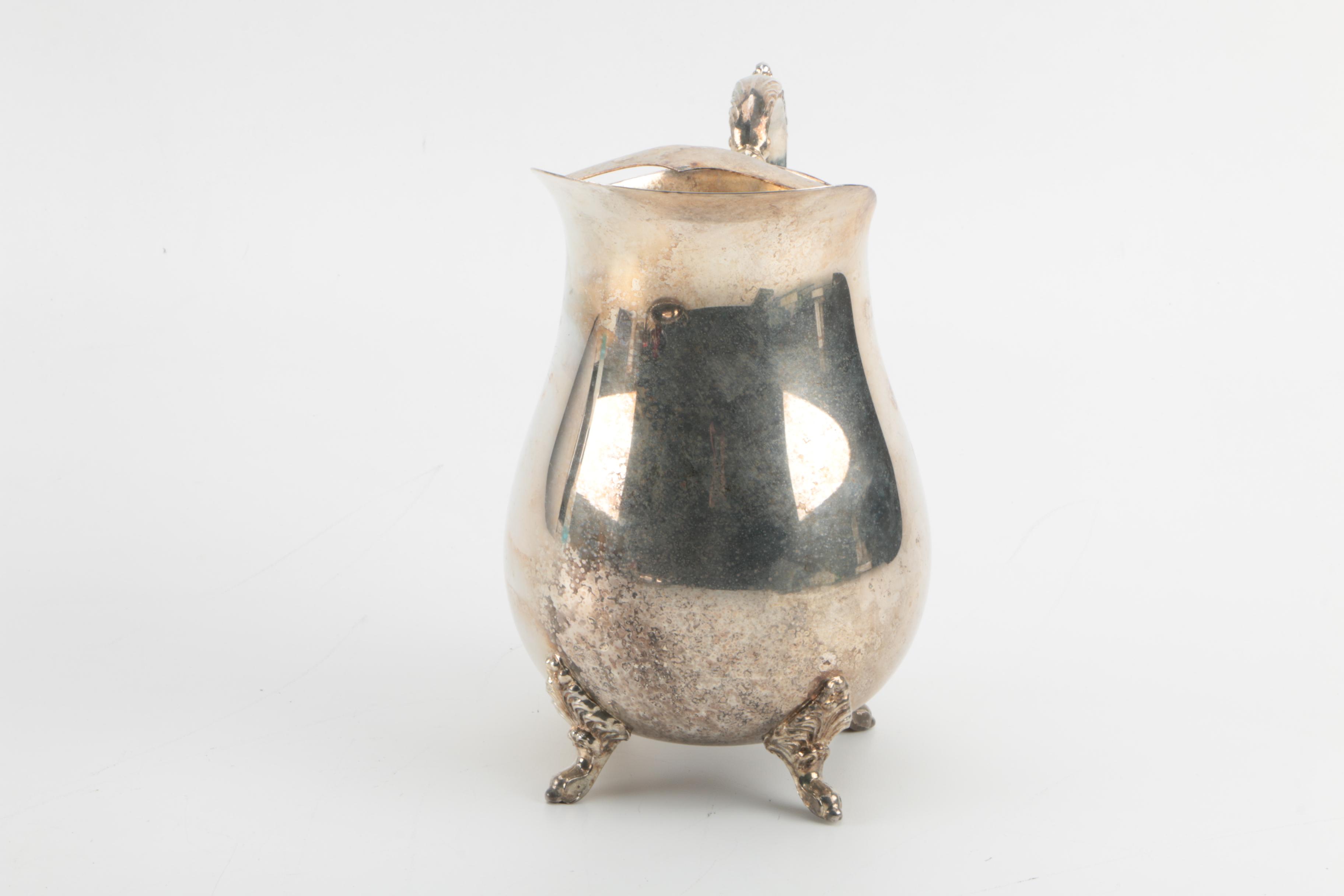 F.B. Rogers Silver Co. Silver Plate Coffee Urn and Other Silver Plate Serveware