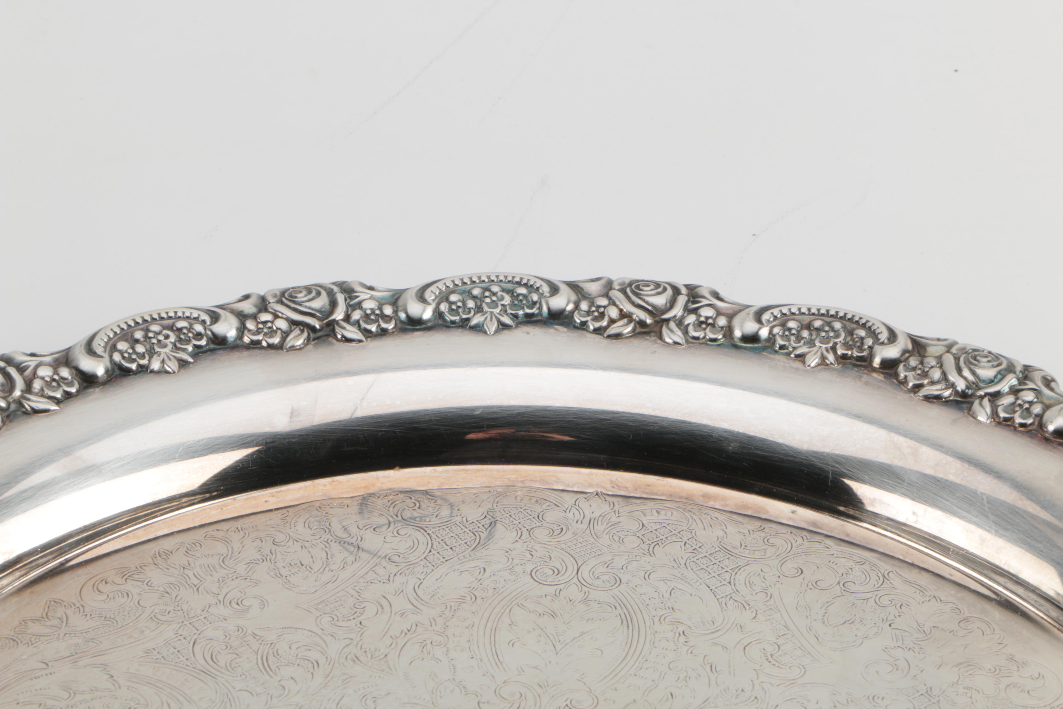 F.B. Rogers Silver Co. Silver Plate Coffee Urn and Other Silver Plate Serveware