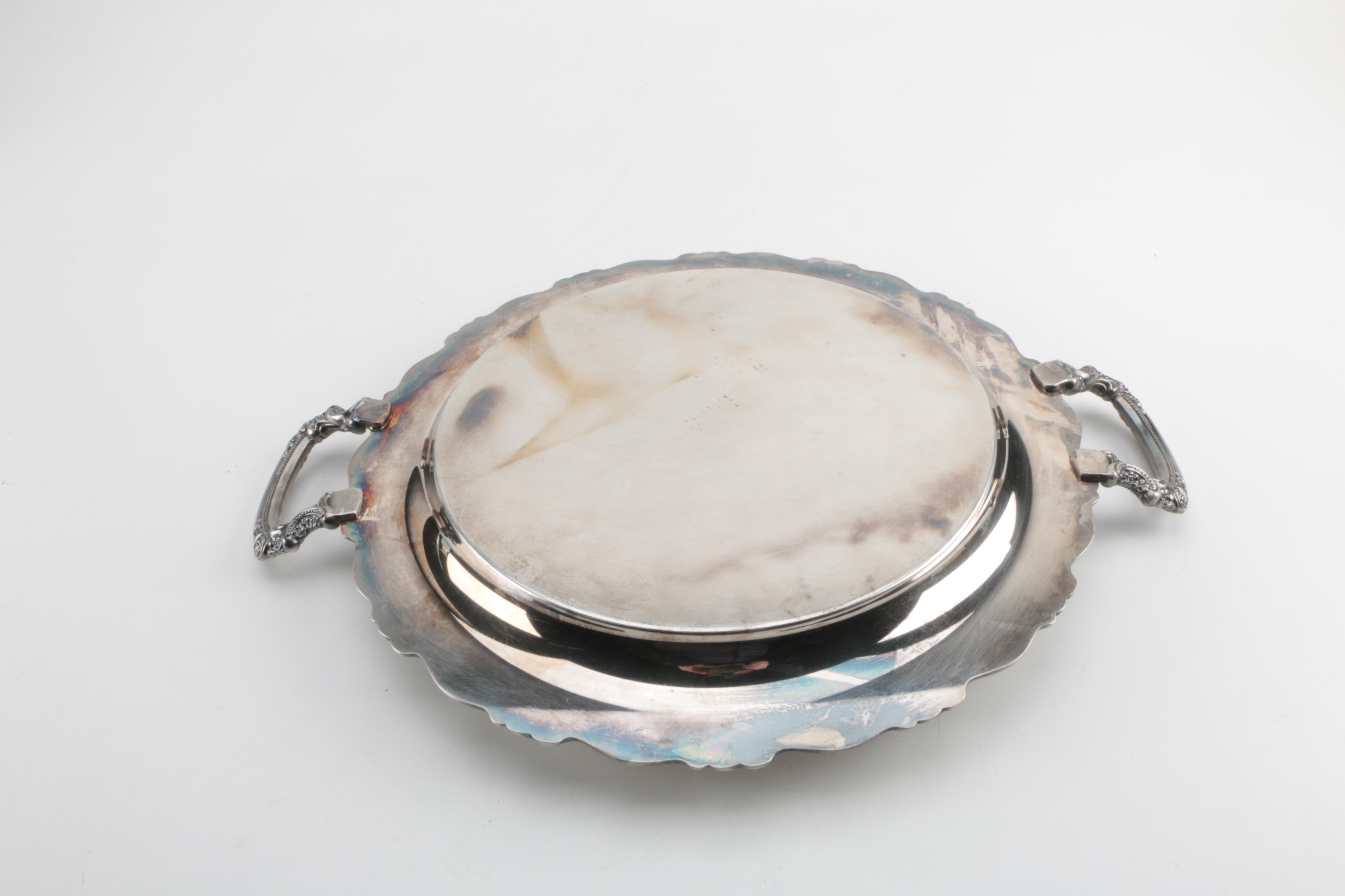 F.B. Rogers Silver Co. Silver Plate Coffee Urn and Other Silver Plate Serveware