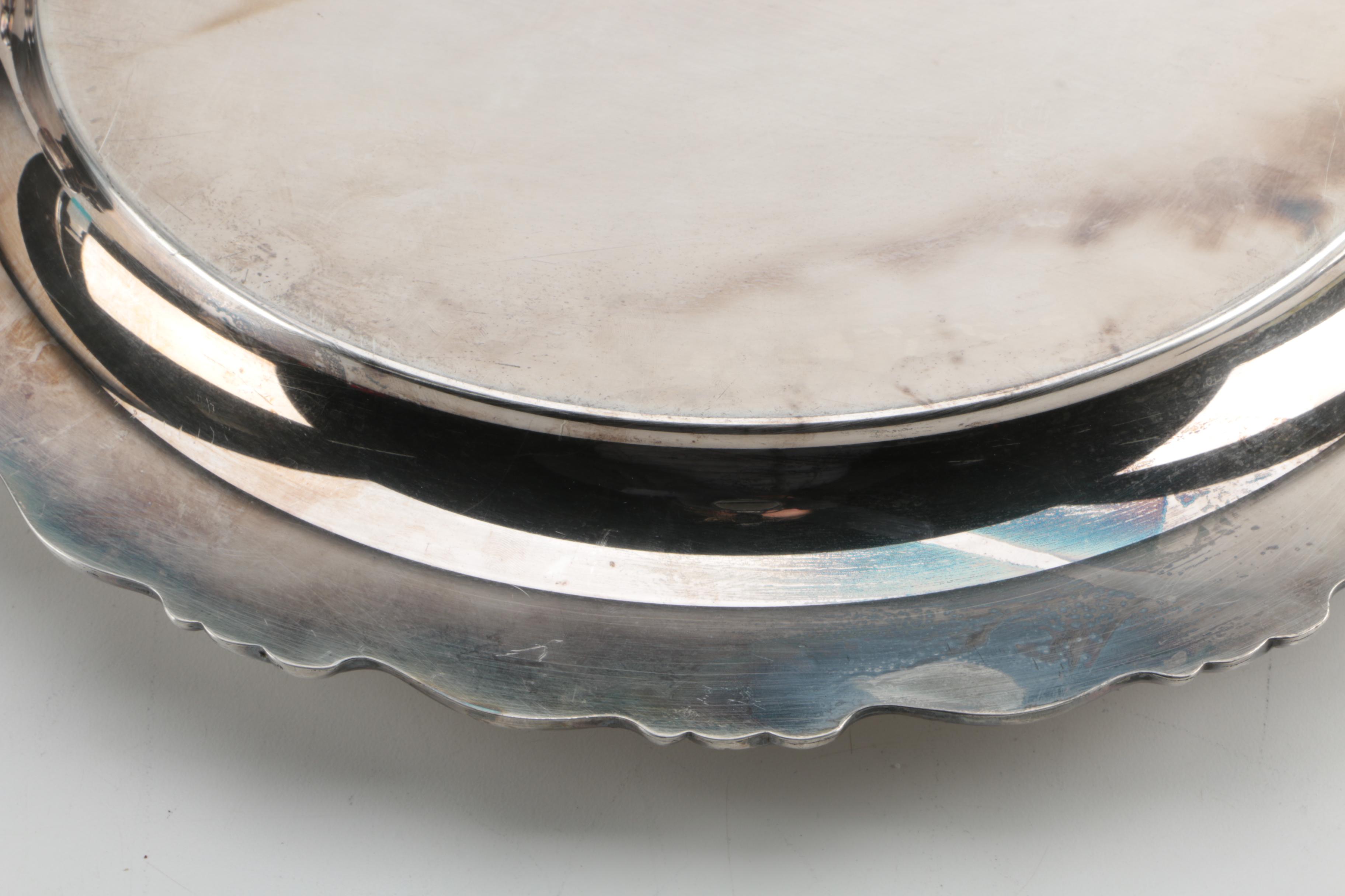 F.B. Rogers Silver Co. Silver Plate Coffee Urn and Other Silver Plate Serveware