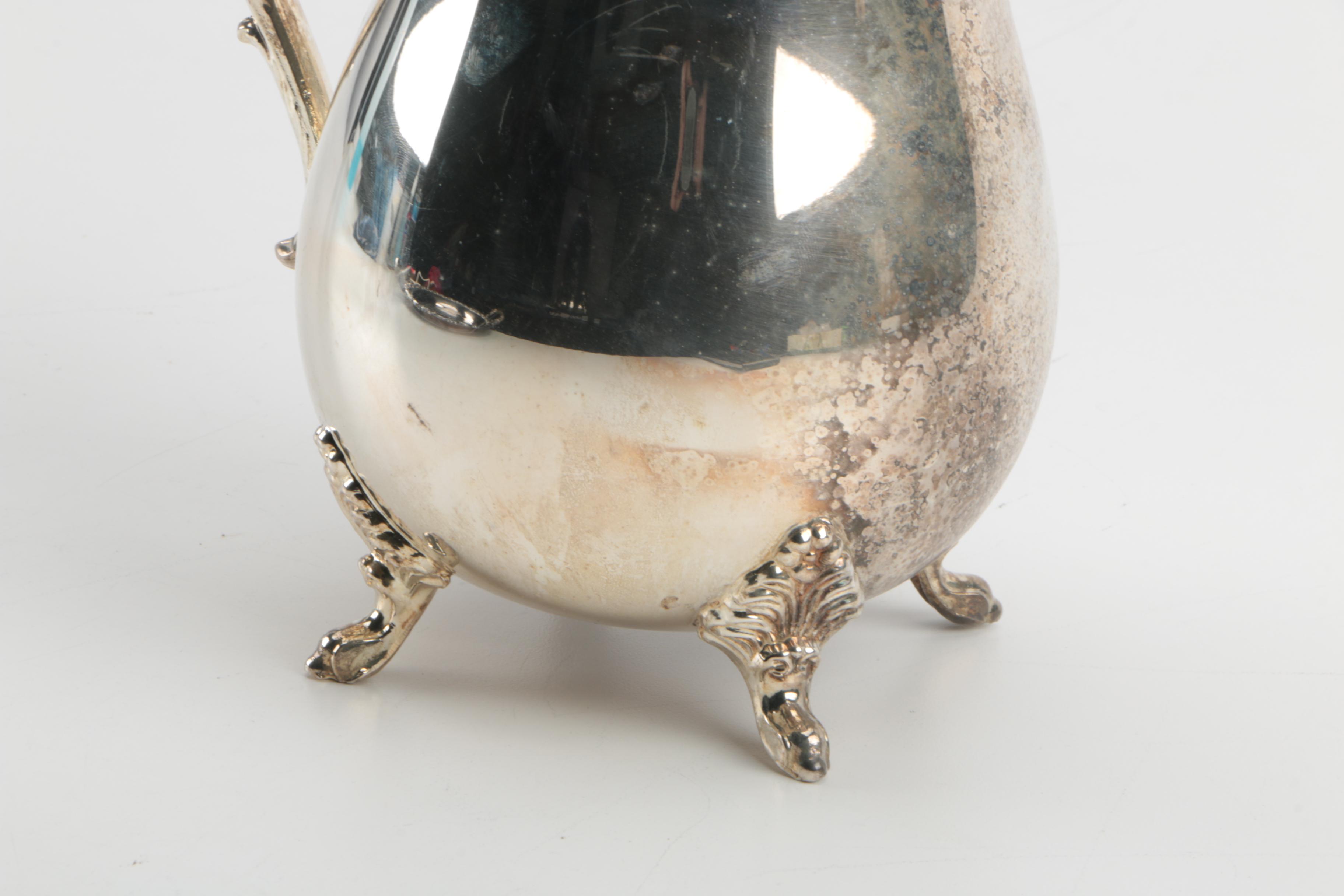 F.B. Rogers Silver Co. Silver Plate Coffee Urn and Other Silver Plate Serveware