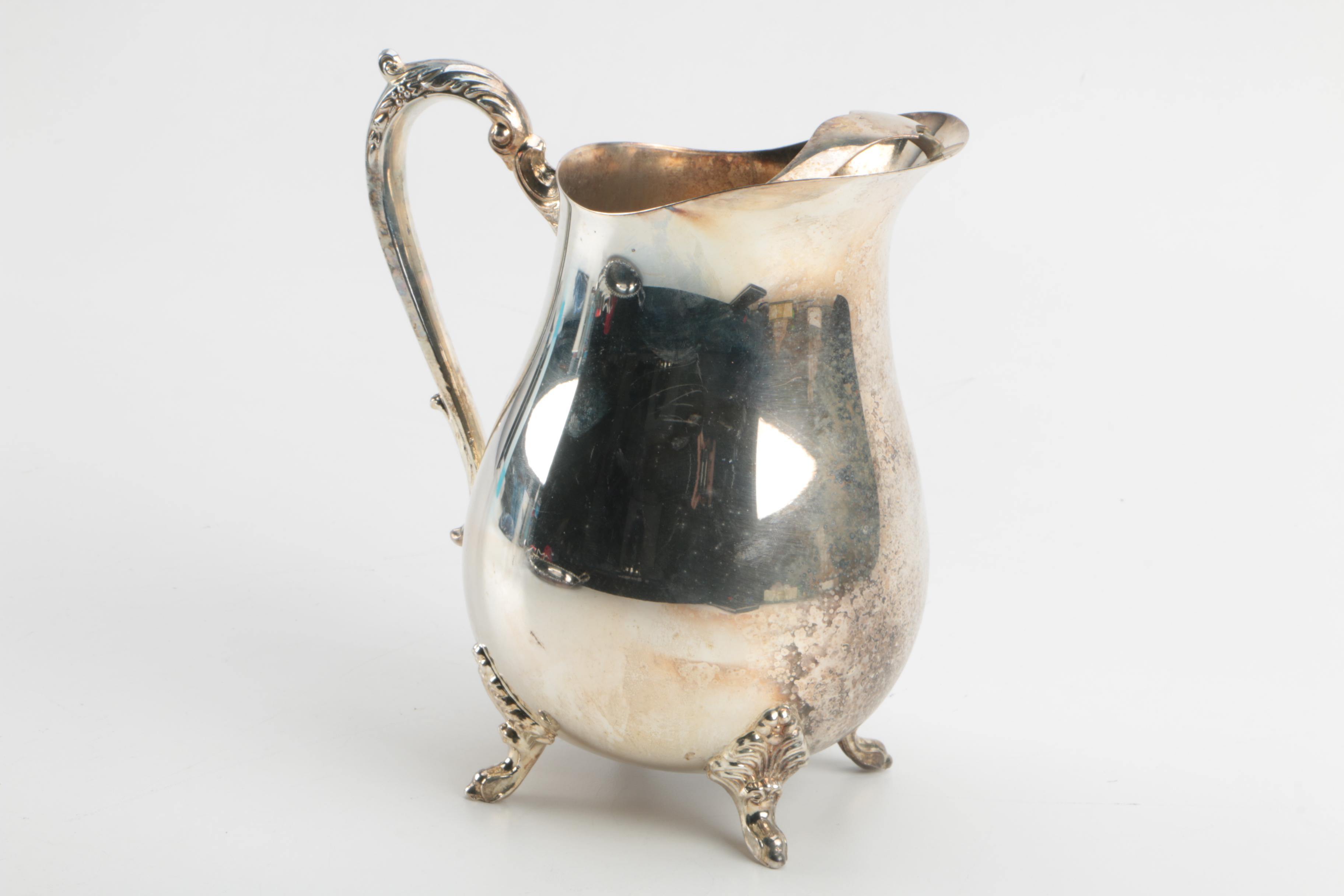 F.B. Rogers Silver Co. Silver Plate Coffee Urn and Other Silver Plate Serveware