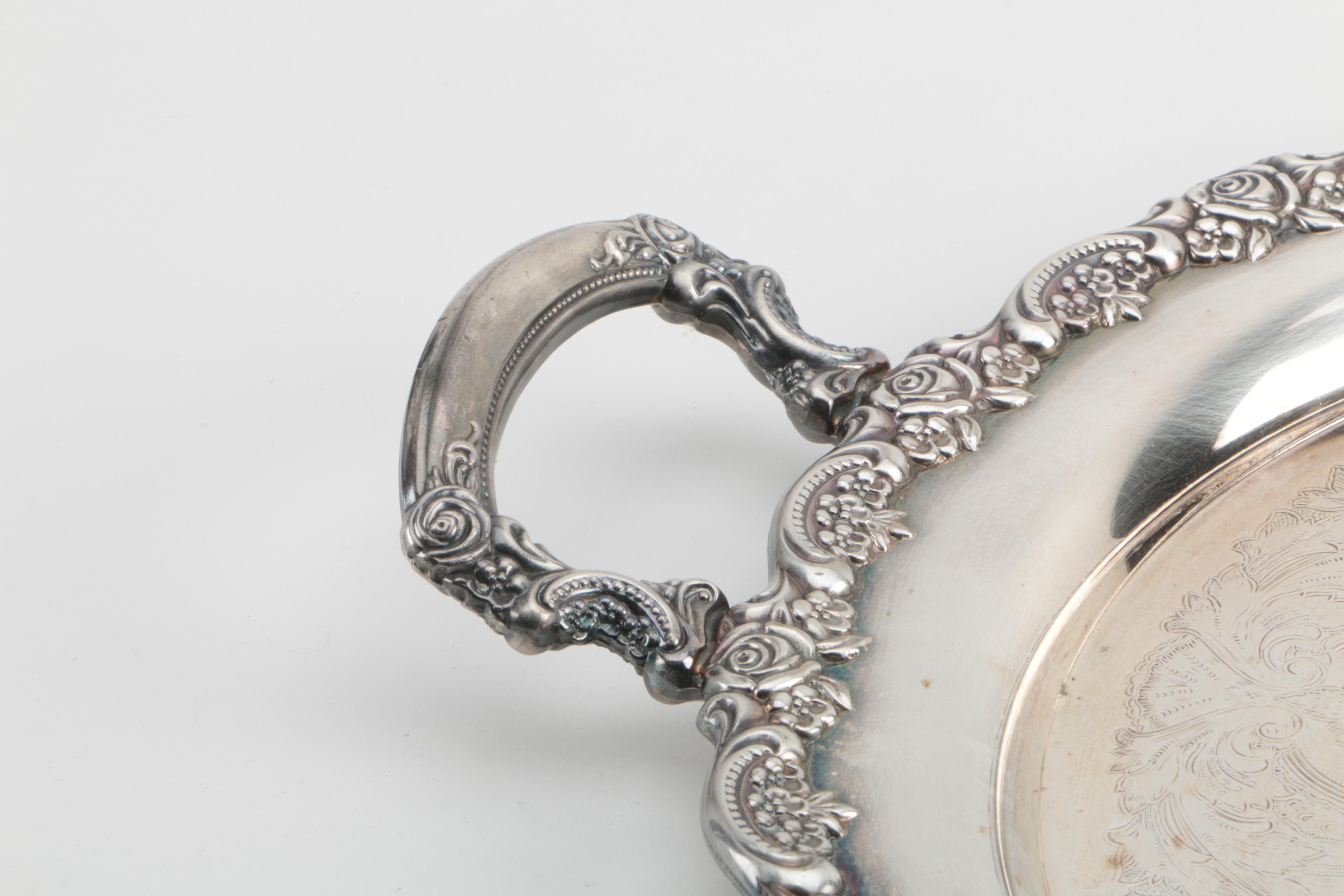 F.B. Rogers Silver Co. Silver Plate Coffee Urn and Other Silver Plate Serveware